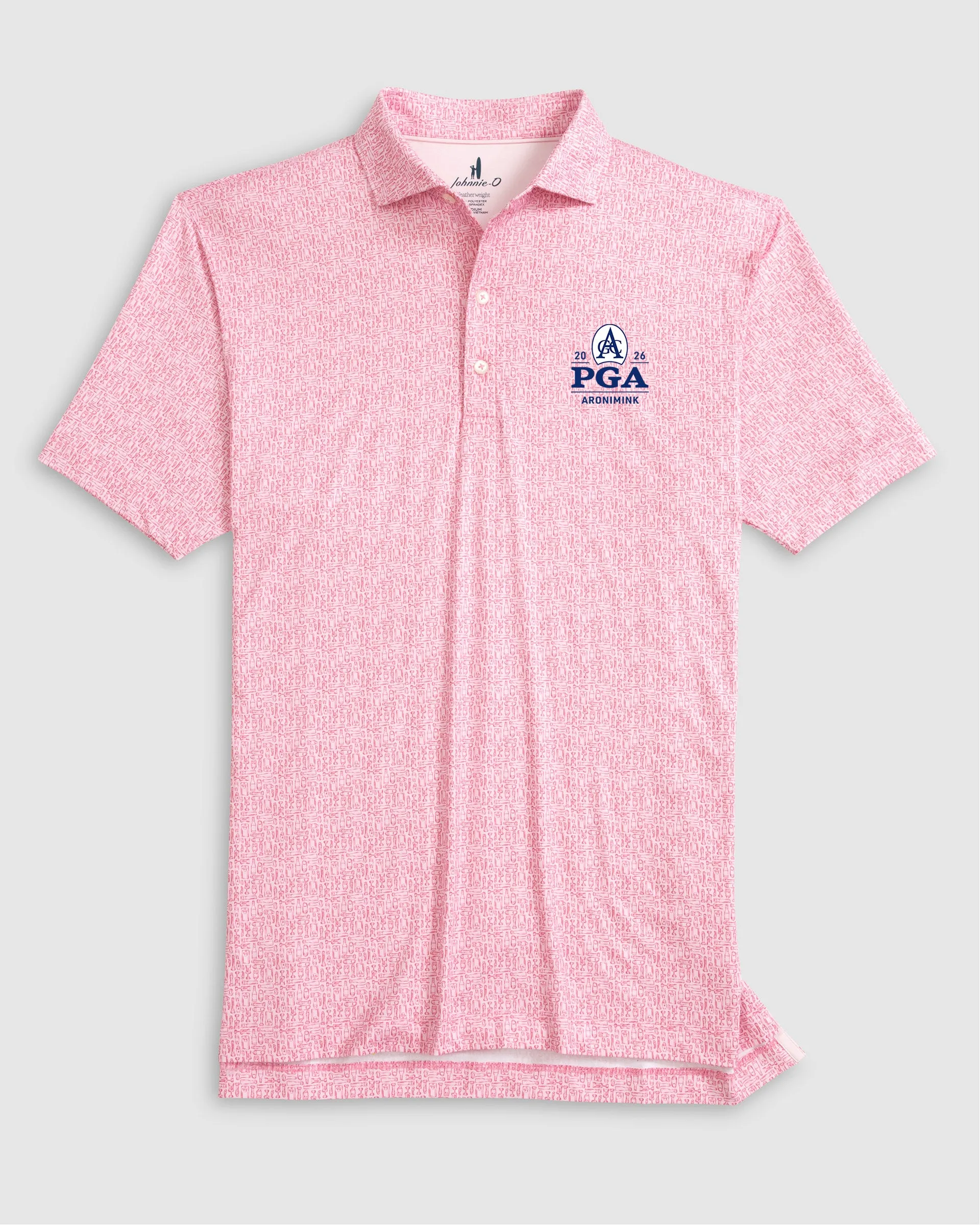 PGA Championship Aronimink Popping Tops Featherweight Performance Polo sold by Johnnie-O product image thumbnail 3