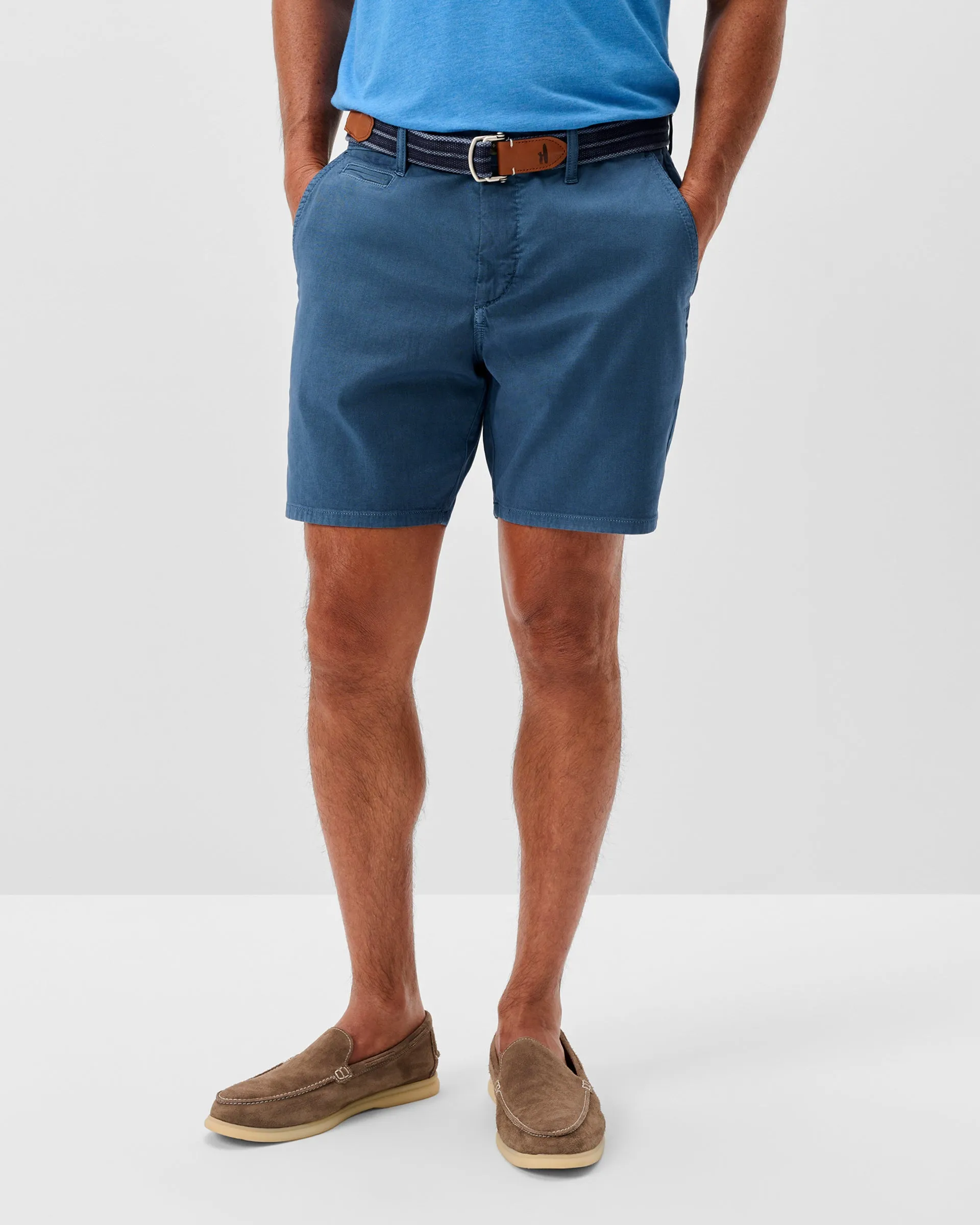 Nassau Cotton Blend Shorts - 7" Inseam sold by Johnnie-O