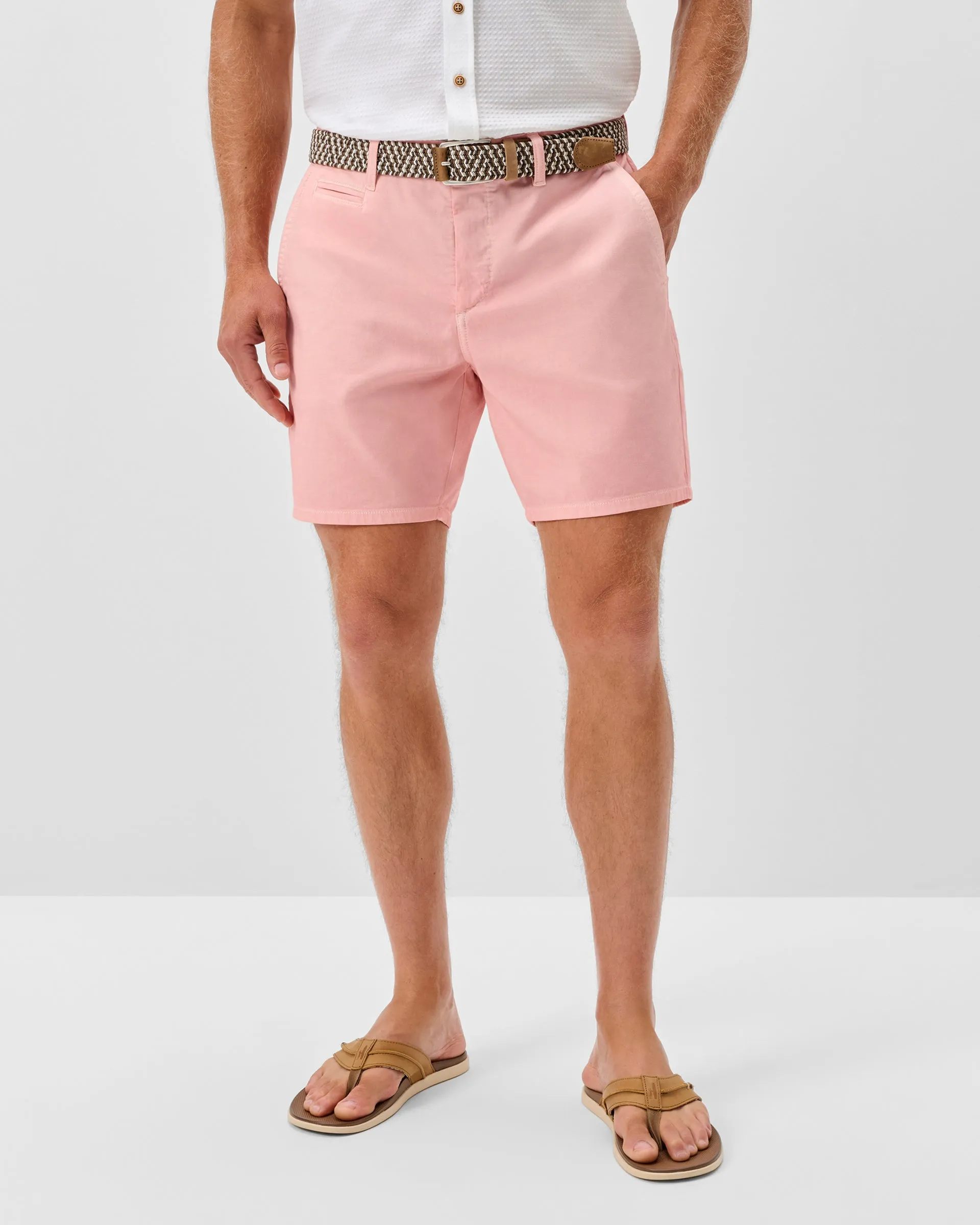 Nassau Cotton Blend Shorts - 7" Inseam sold by Johnnie-O