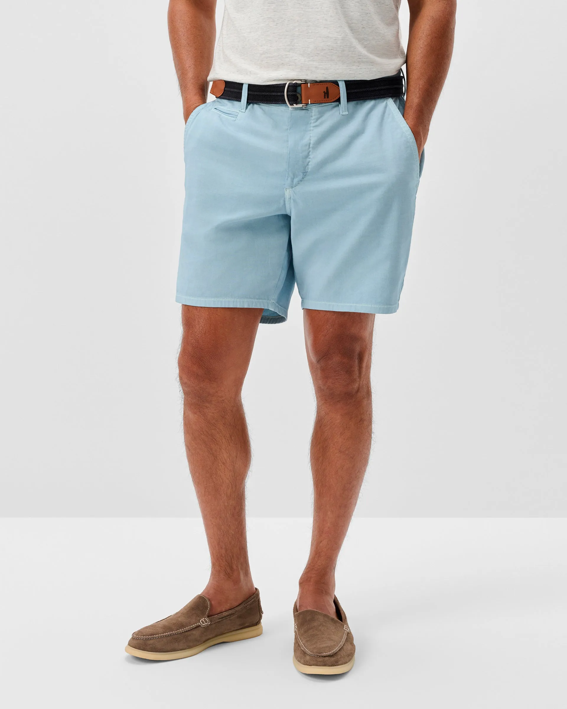 Nassau Cotton Blend Shorts - 7" Inseam sold by Johnnie-O