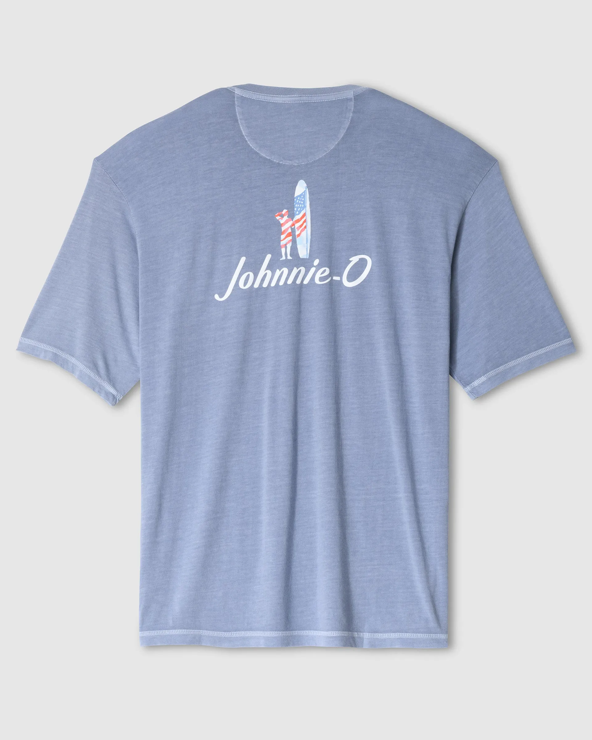 Dale Cotton Blend T-Shirt - U.S.A Surfer Logo sold by Johnnie-O