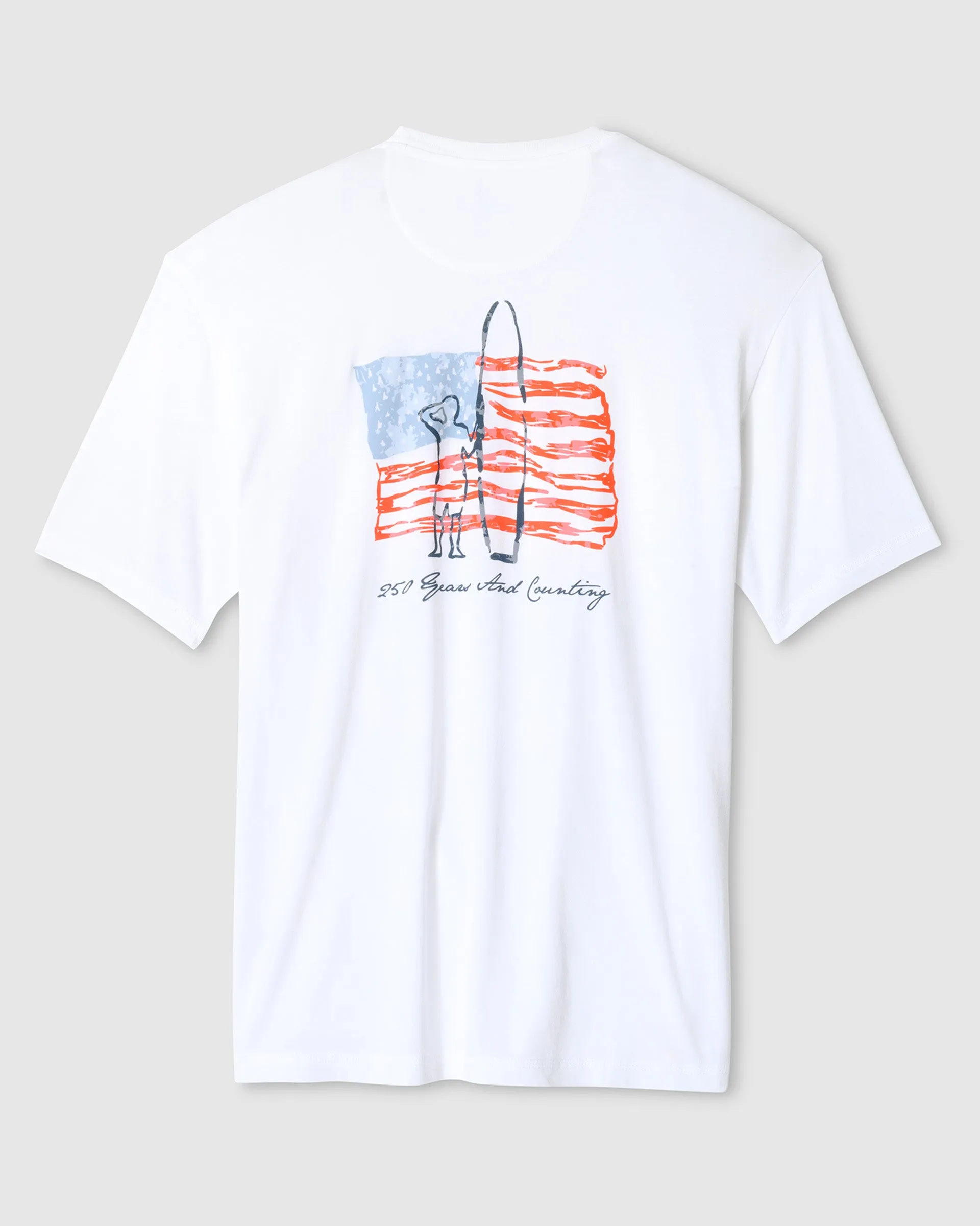 Dale Cotton Blend T-Shirt - 250 & Counting sold by Johnnie-O