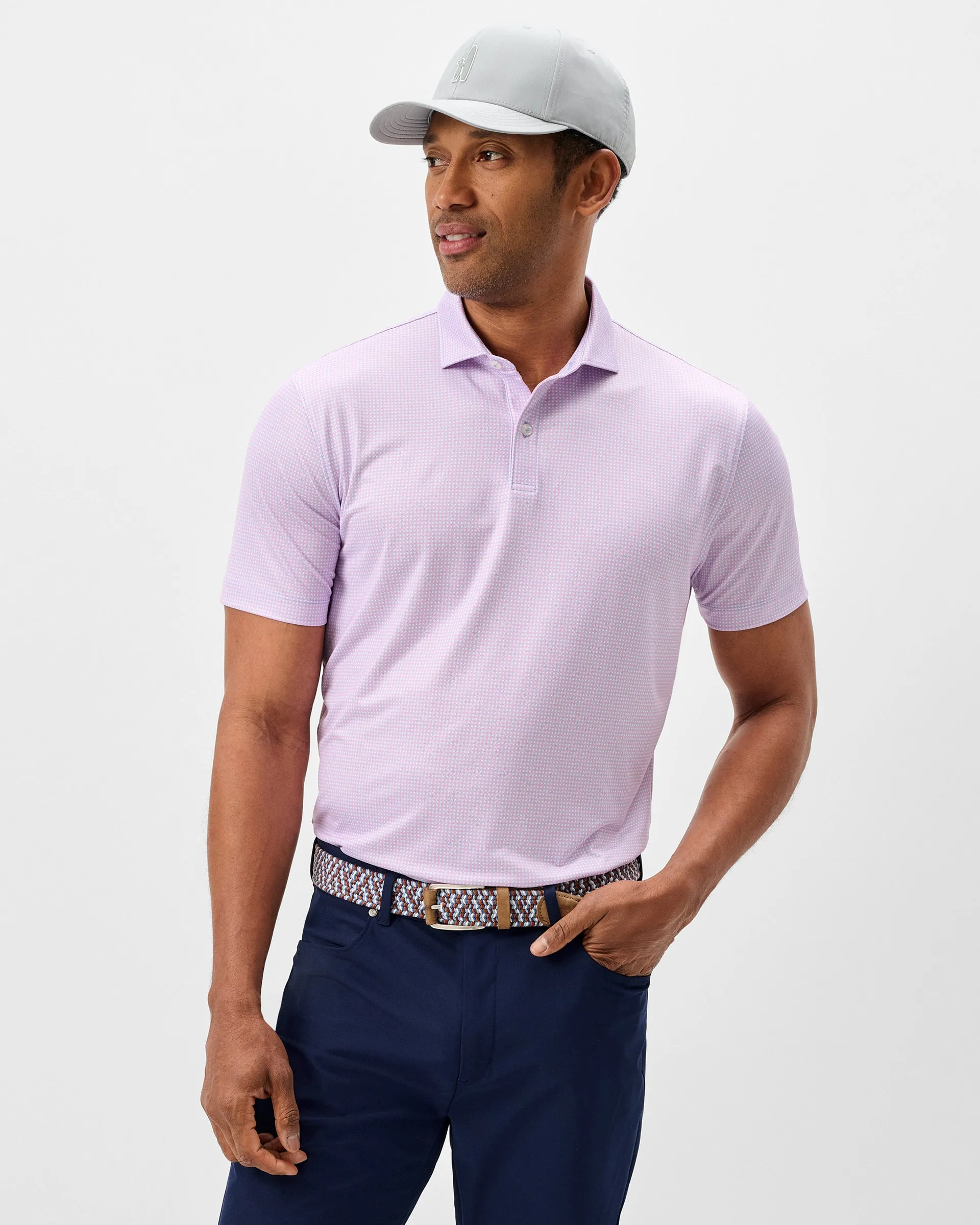 Performance Jersey Polo - Dot Neat sold by Johnnie-O product image thumbnail 2