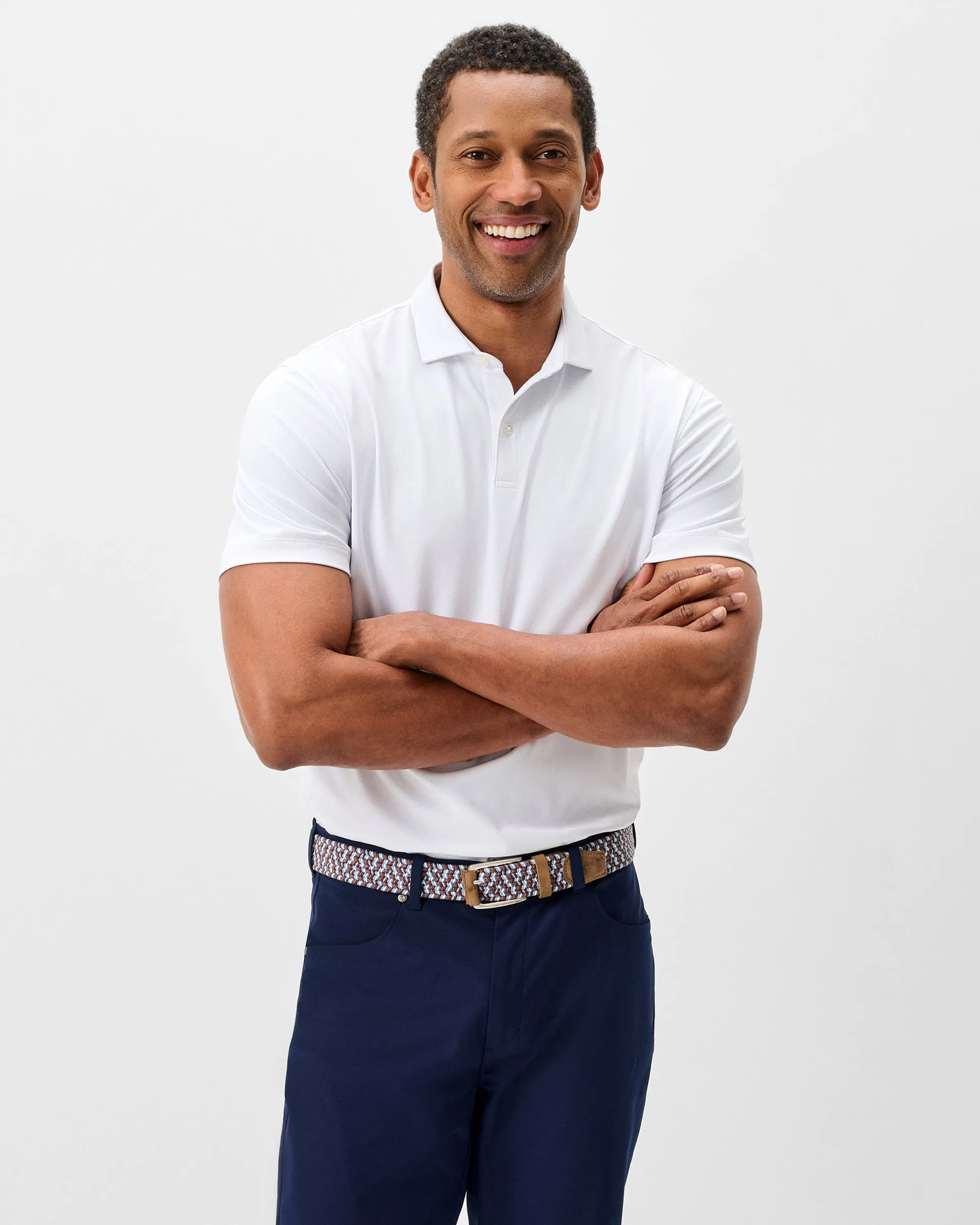 Performance Mesh Polo - Solid sold by Johnnie-O