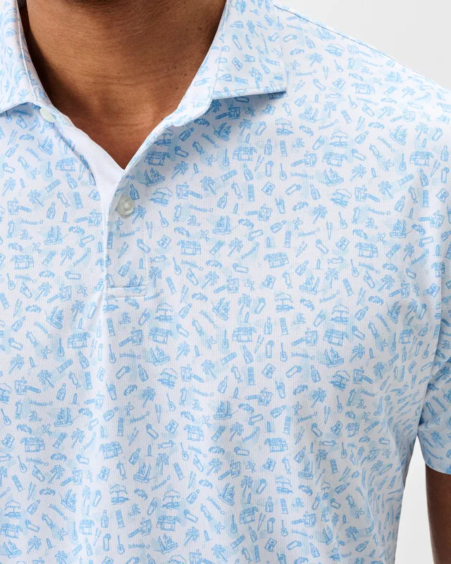 Performance Mesh Polo - Cabo Breaks made by Johnnie-O