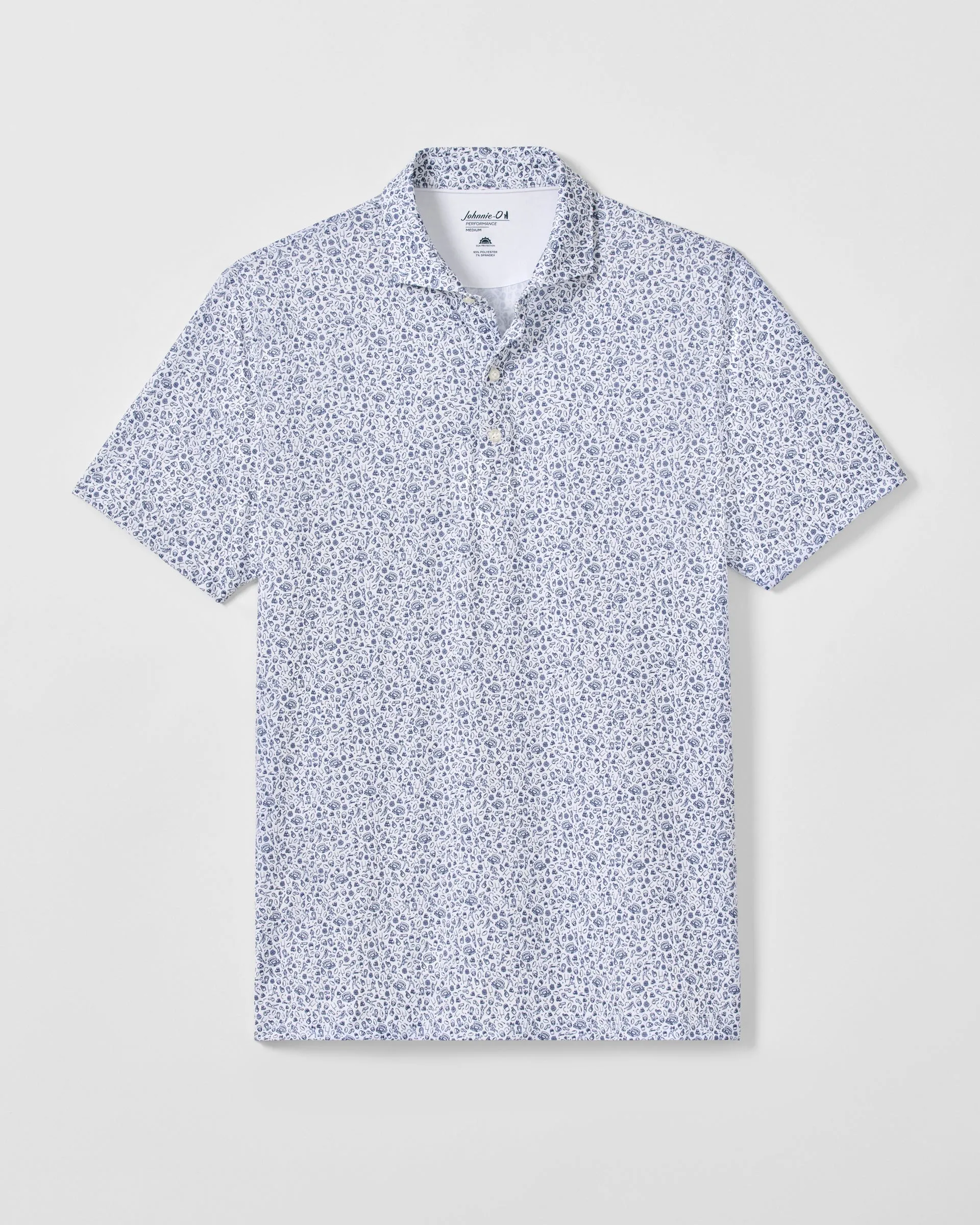 Performance Jersey Polo - Gridiron sold by Johnnie-O
