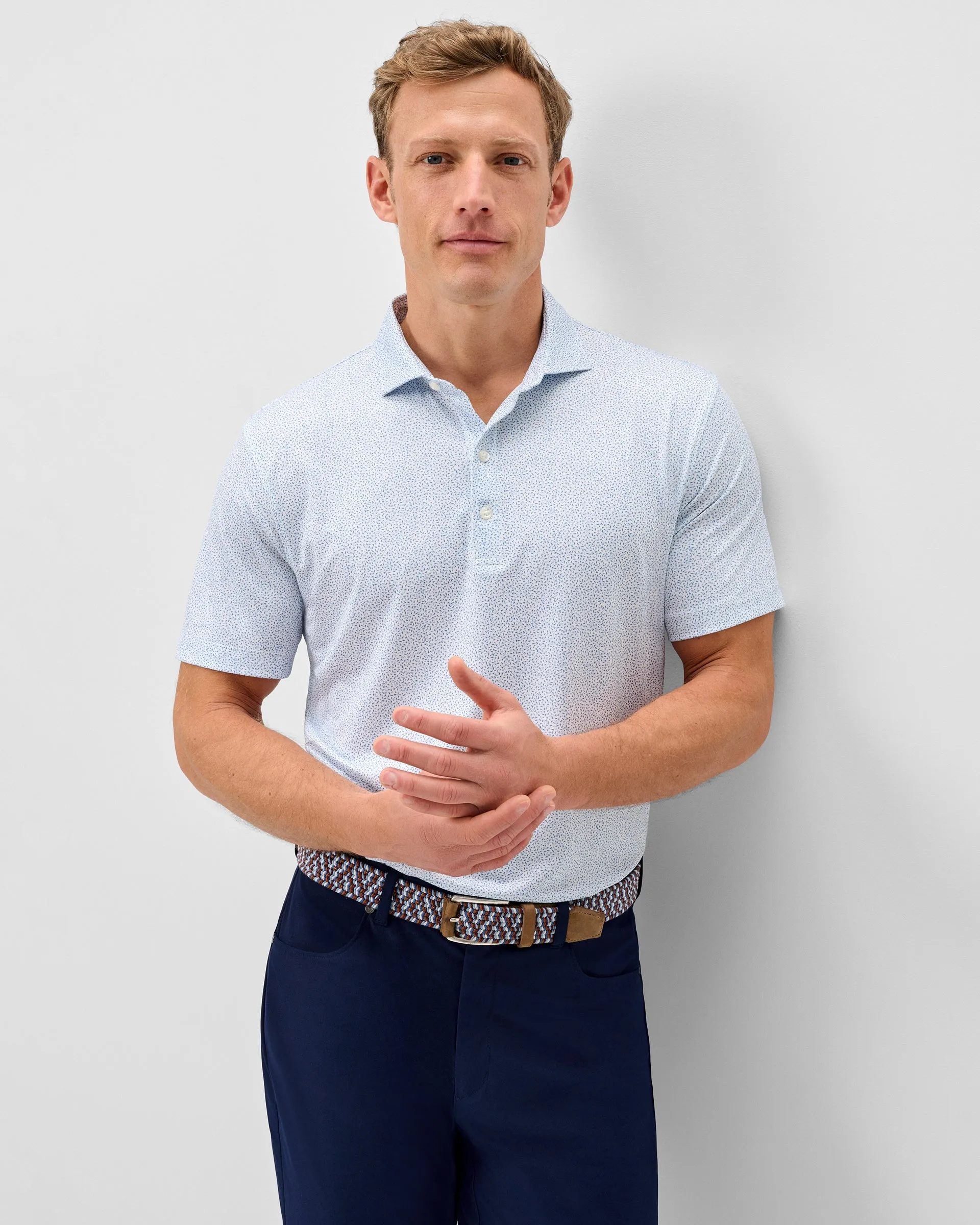 Performance Jersey Polo - Autumn Neat sold by Johnnie-O product image thumbnail 4