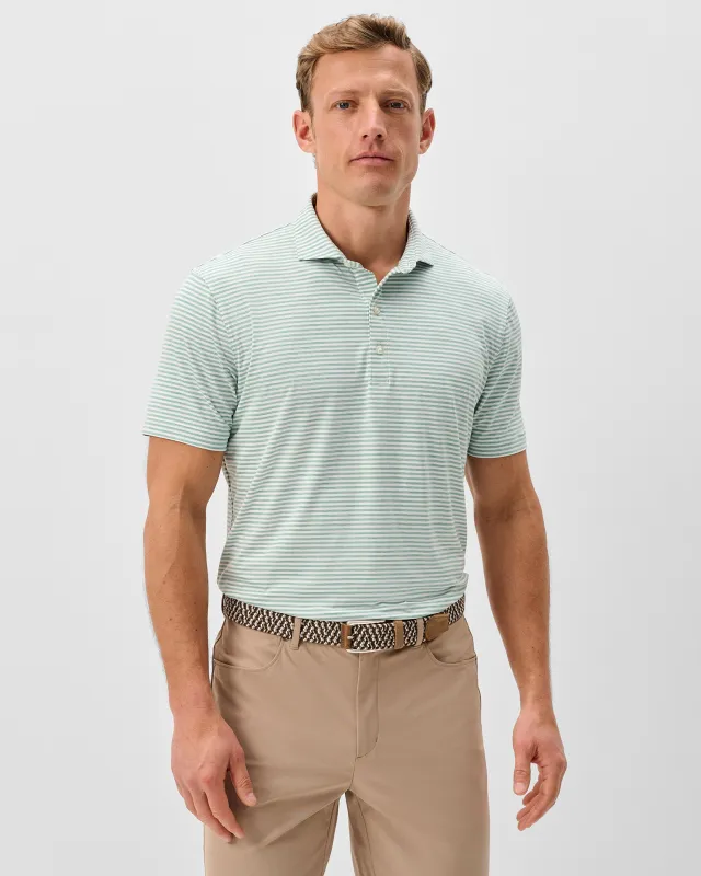 Performance Featherweight Polo - Seymour Stripe made by Johnnie-O