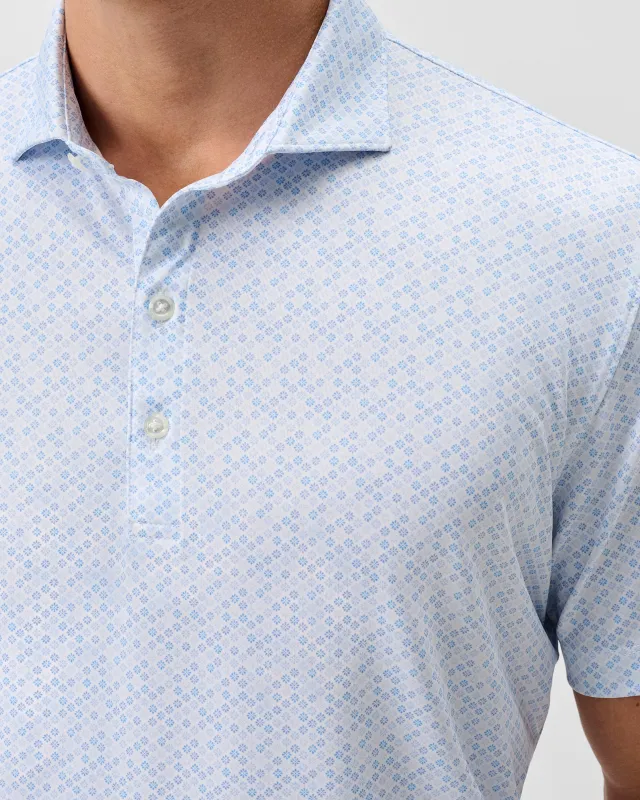 Performance Jersey Polo - Pip Floral made by Johnnie-O