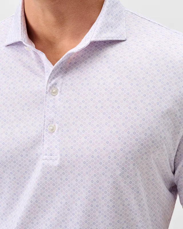 Performance Jersey Polo - Pip Floral made by Johnnie-O
