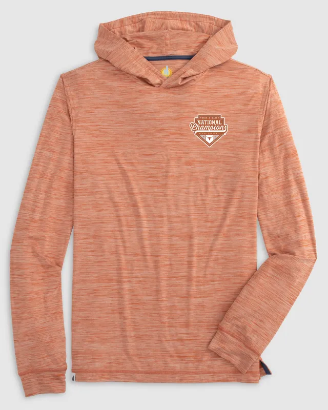University of Texas Talon Featherweight Performance Hoodie - Women's College World Series Championship Logo made by Johnnie-O