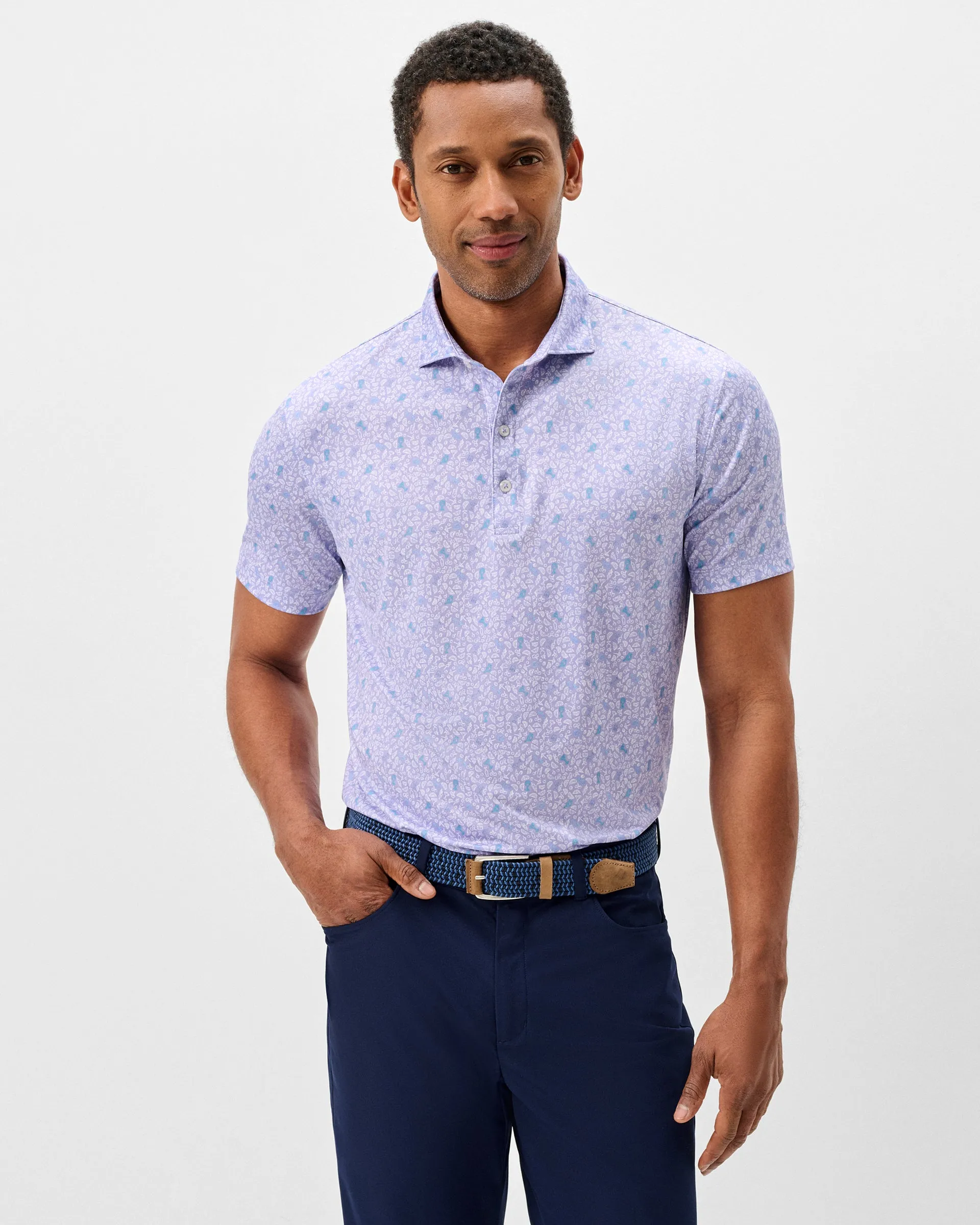 Performance Jersey Polo - Island Cocktail sold by Johnnie-O product image thumbnail 2