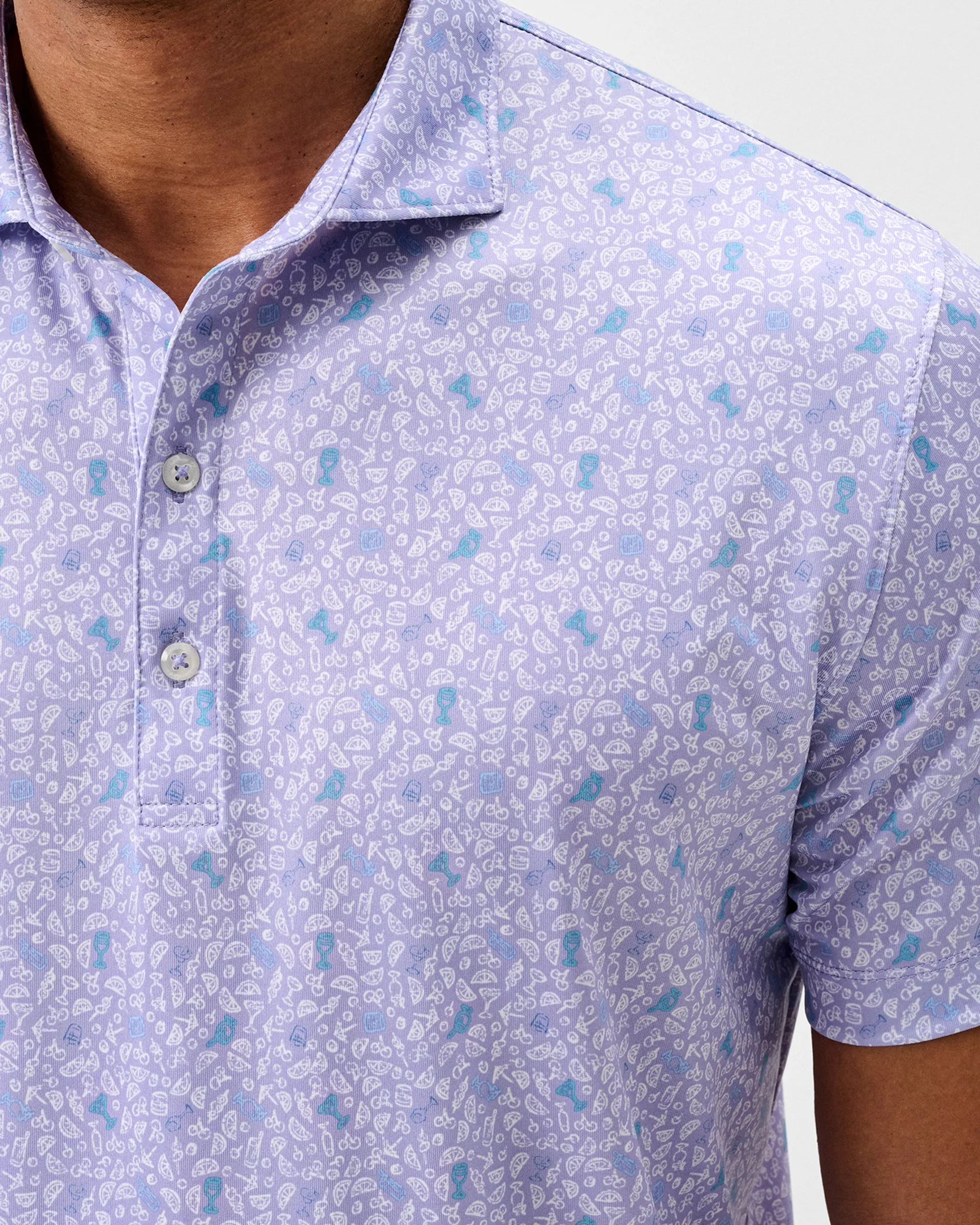 Performance Jersey Polo - Island Cocktail sold by Johnnie-O