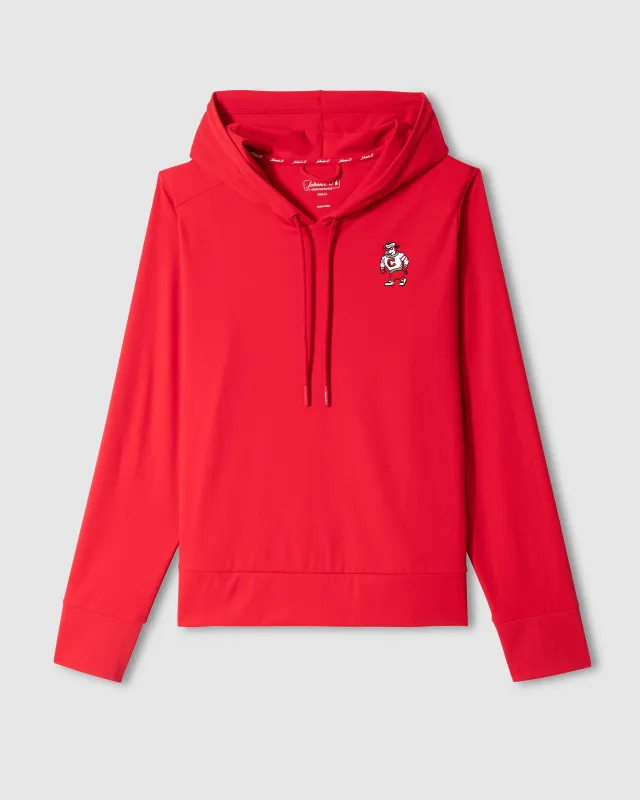 Women's Carolina Hurricanes Nalla Performance Hoodie - Struttin' Stormy Logo made by Johnnie-O