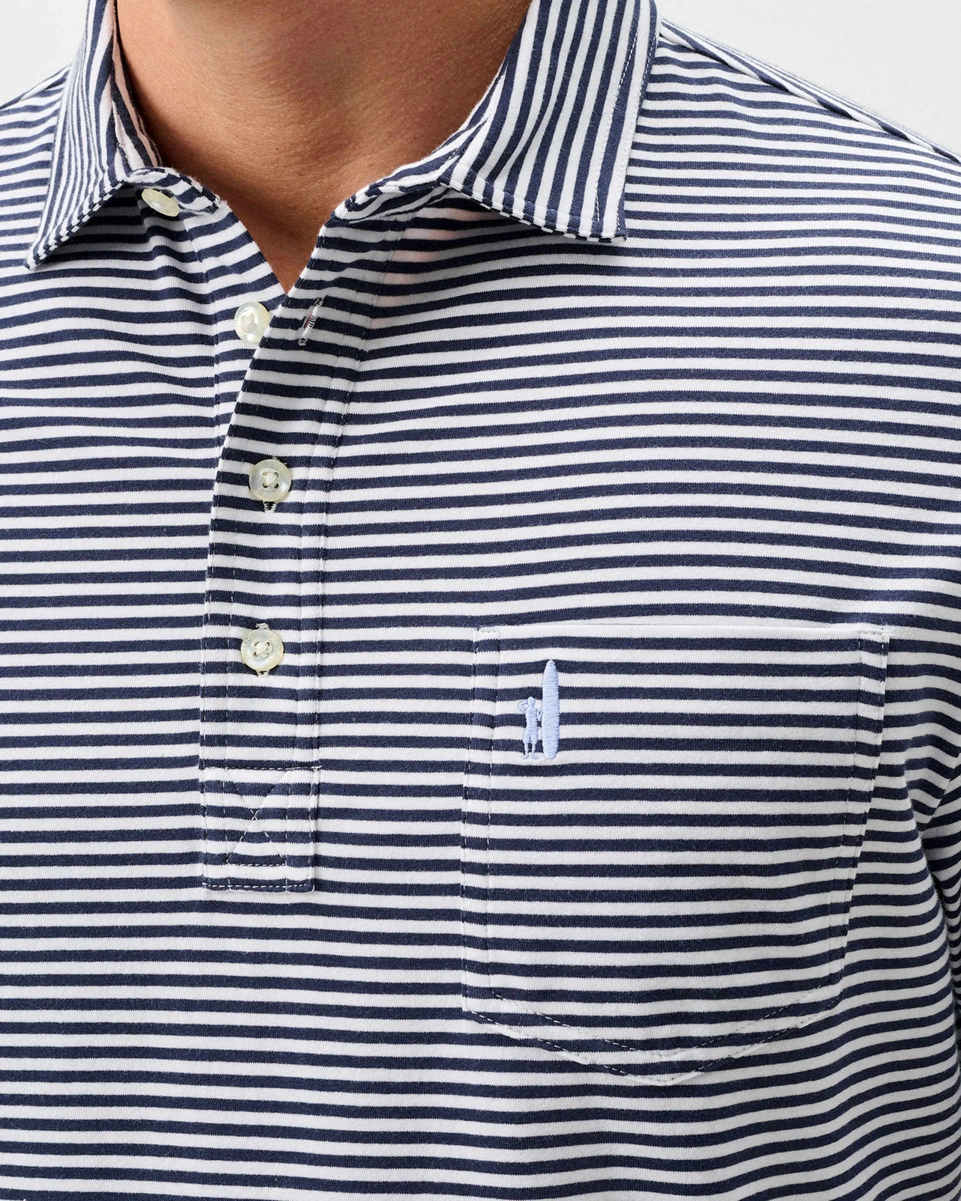 Original 4-Button Polo - Jacks Stripe sold by Johnnie-O