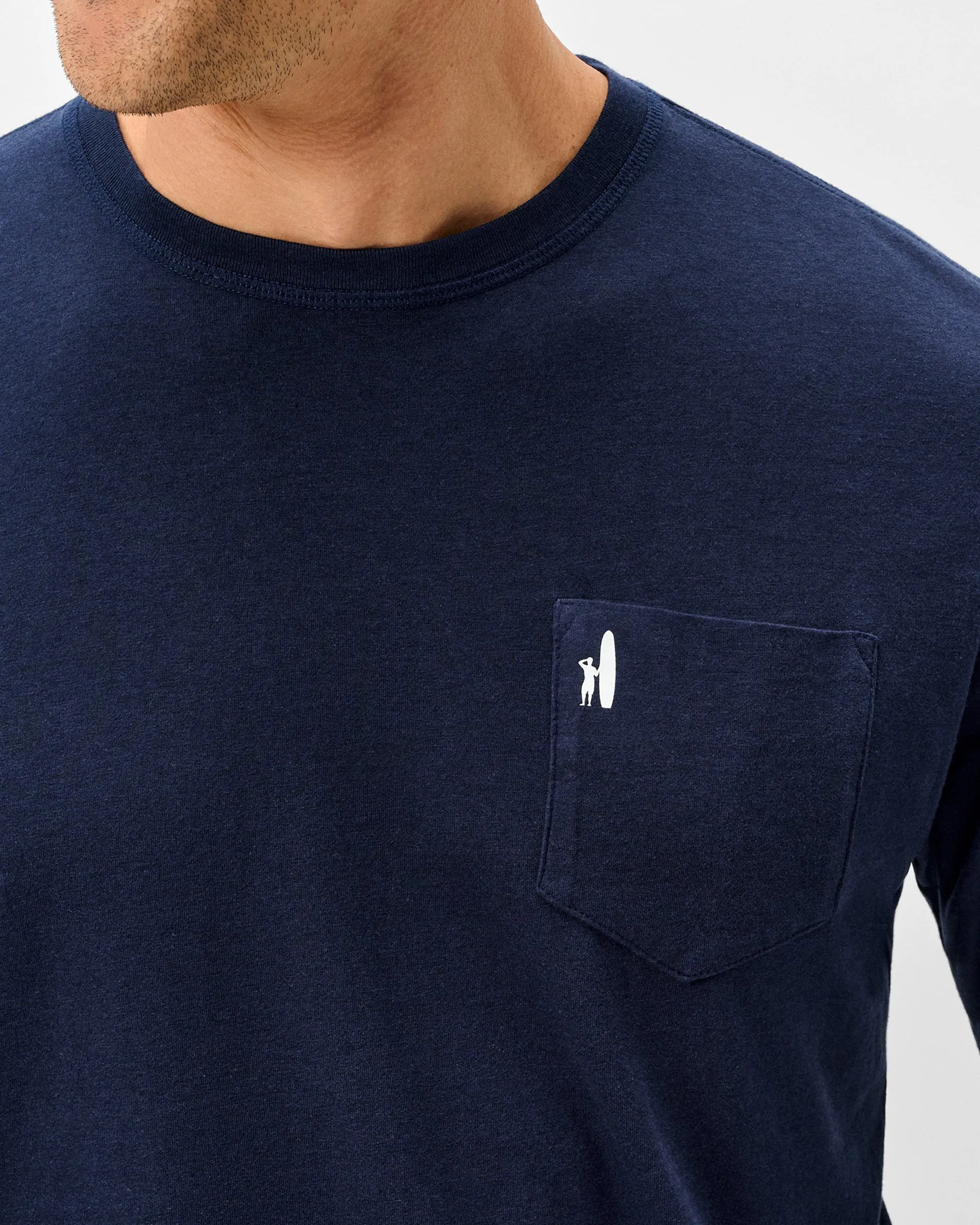 Long Sleeve Pocket T-Shirt - Palm Co sold by Johnnie-O product image thumbnail 2