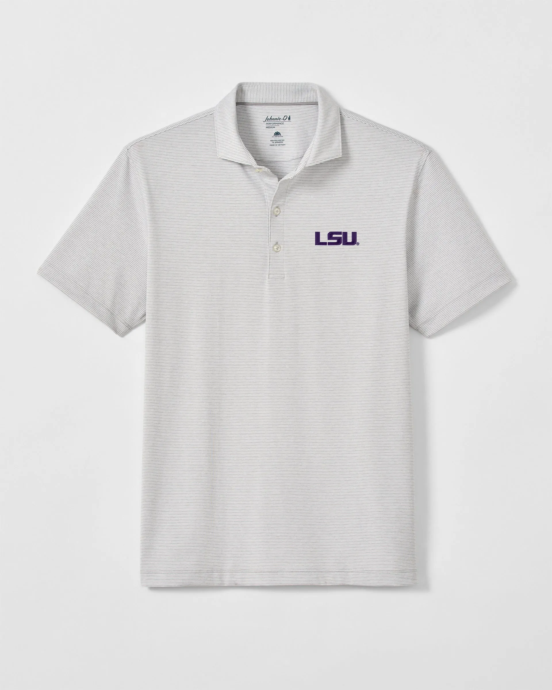 Louisiana State University Lyndonn Jersey Performance Polo sold by Johnnie-O
