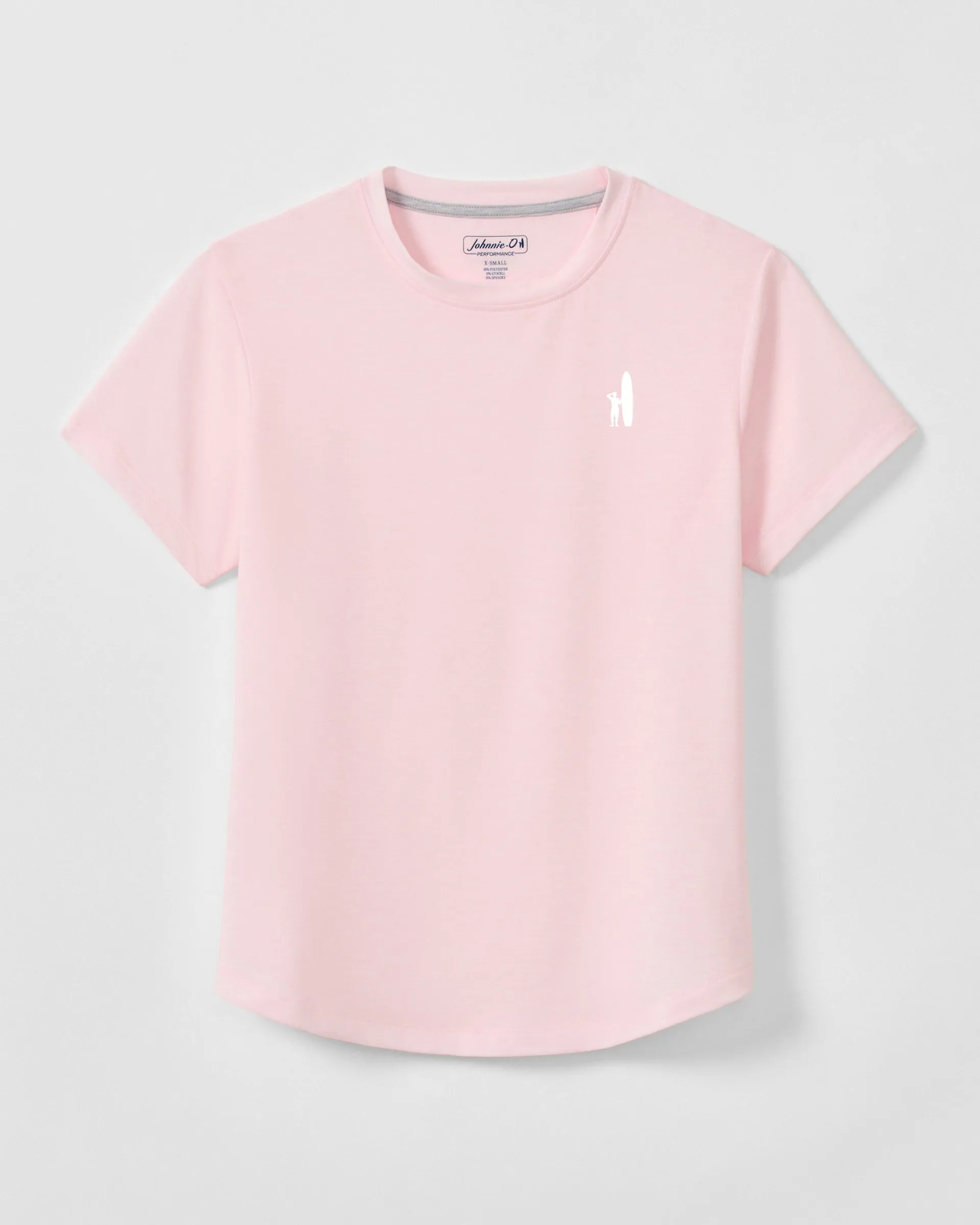 Women's Custom Surfer Logo Course Performance T-Shirt sold by Johnnie-O