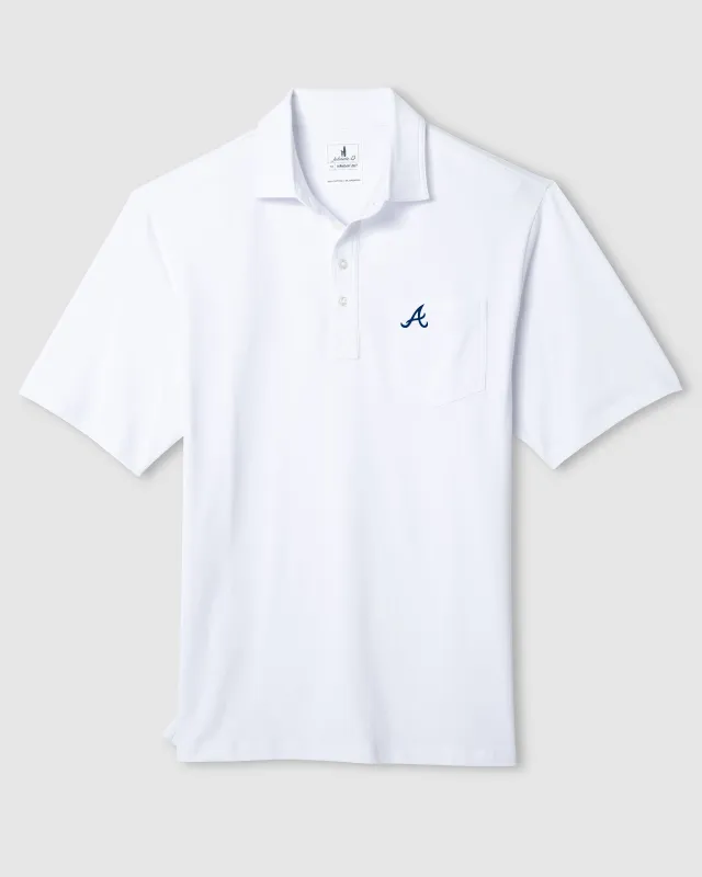 Atlanta Braves Original 4-Button Polo made by Johnnie-O