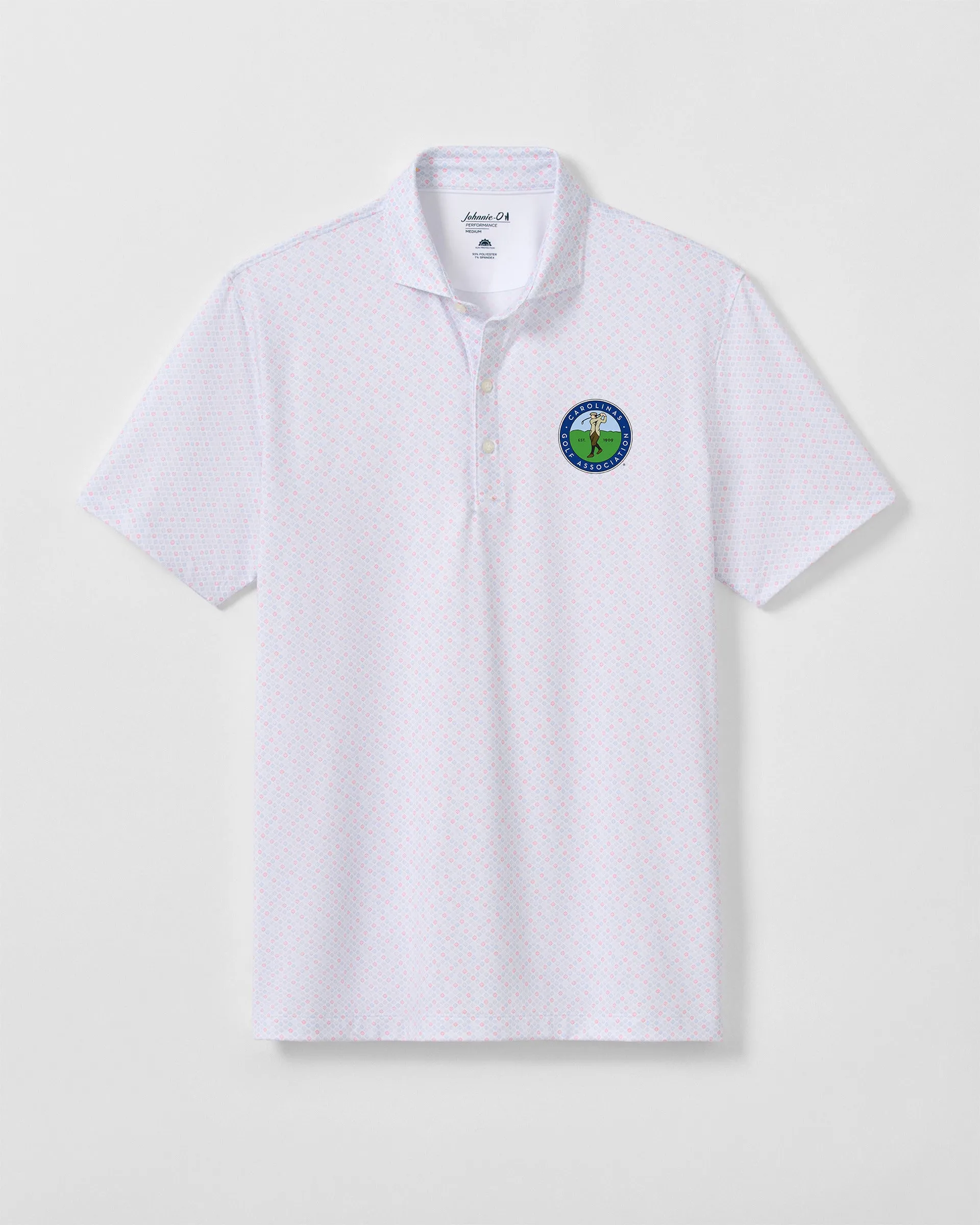 Carolinas Golf Association Performance Jersey Polo - Pip Floral sold by Johnnie-O