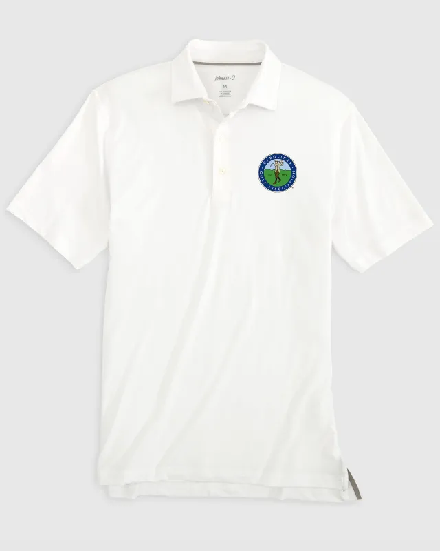 Carolinas Golf Association Birdie Performance Jersey Polo made by Johnnie-O