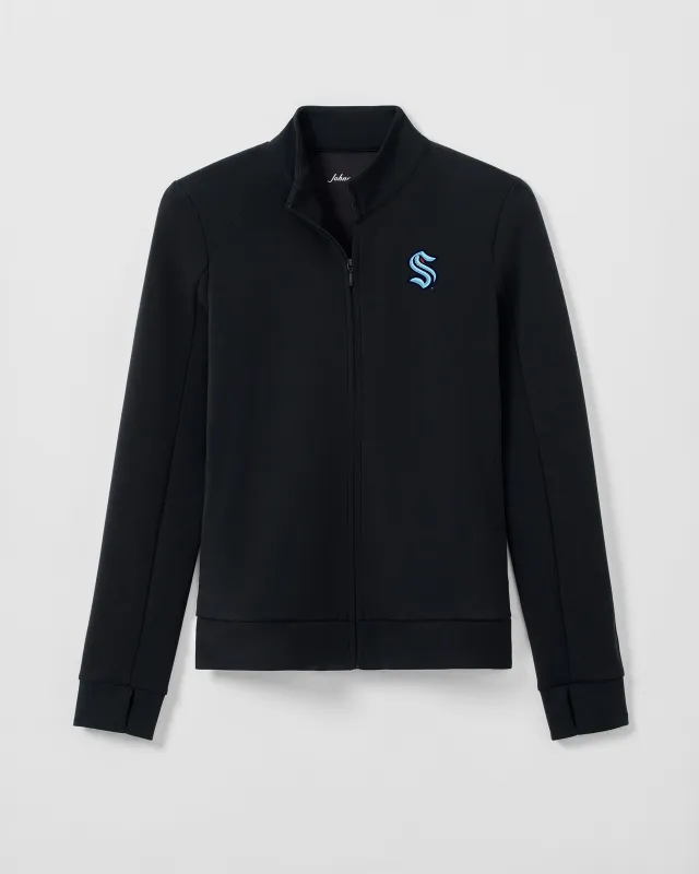 Women's Seattle Kraken Pipa Performance Jacket made by Johnnie-O
