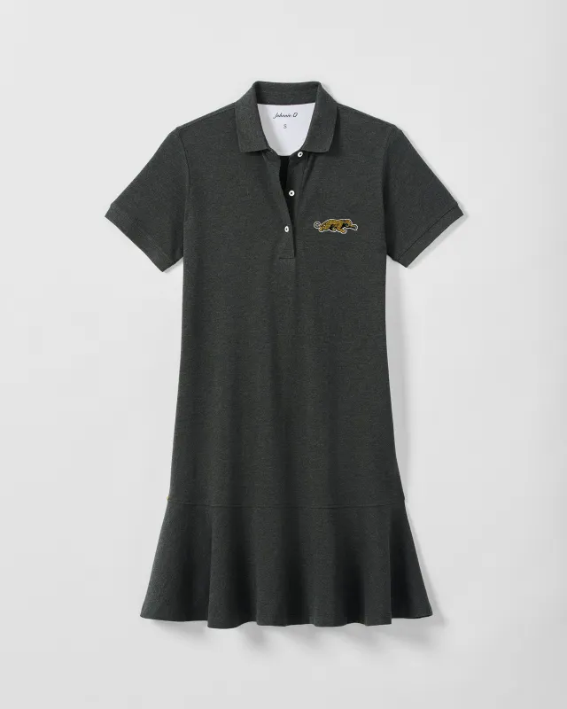 Women's Jacksonville Jaguars Janie Pique Mini Polo Dress - Classic Logo made by Johnnie-O