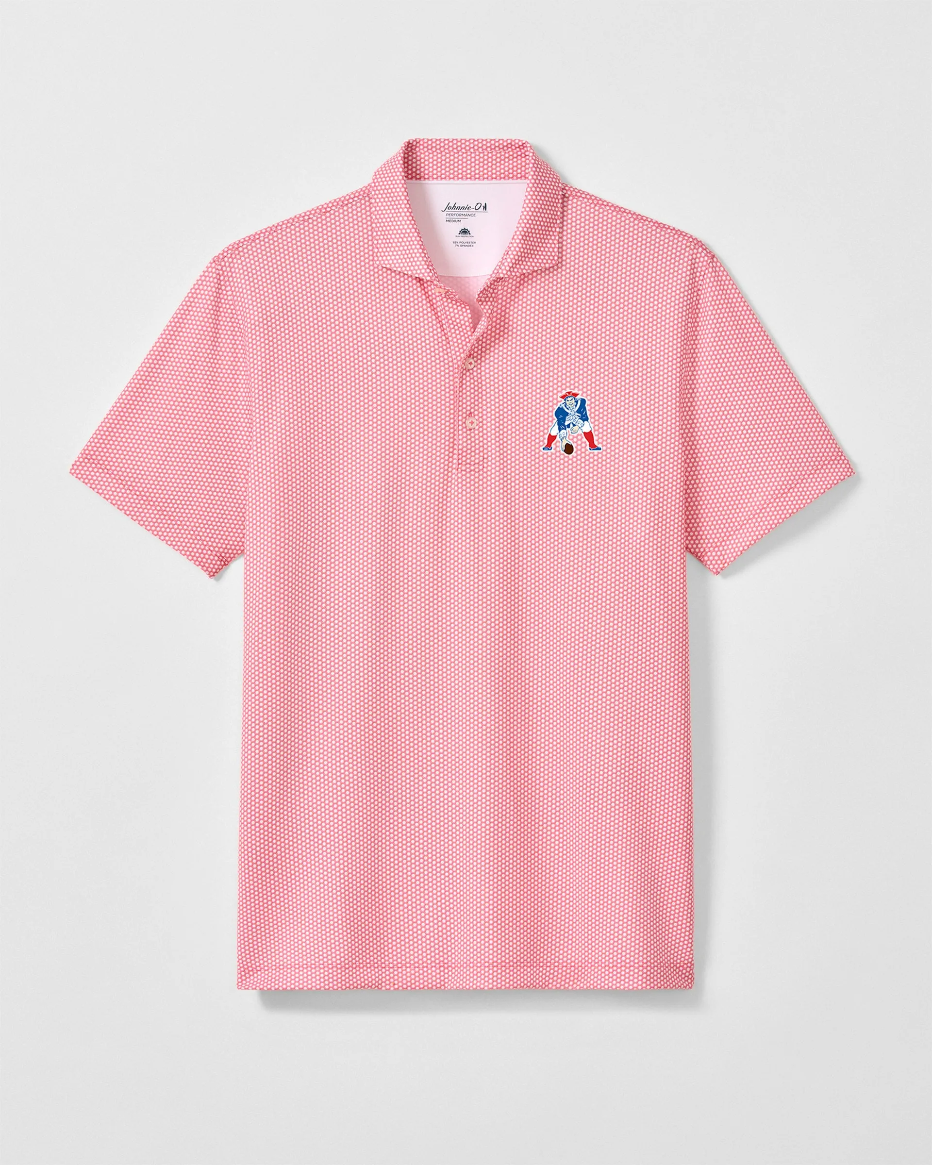 New England Patriots Hex Performance Jersey Polo - Classic Logo sold by Johnnie-O product image thumbnail 2