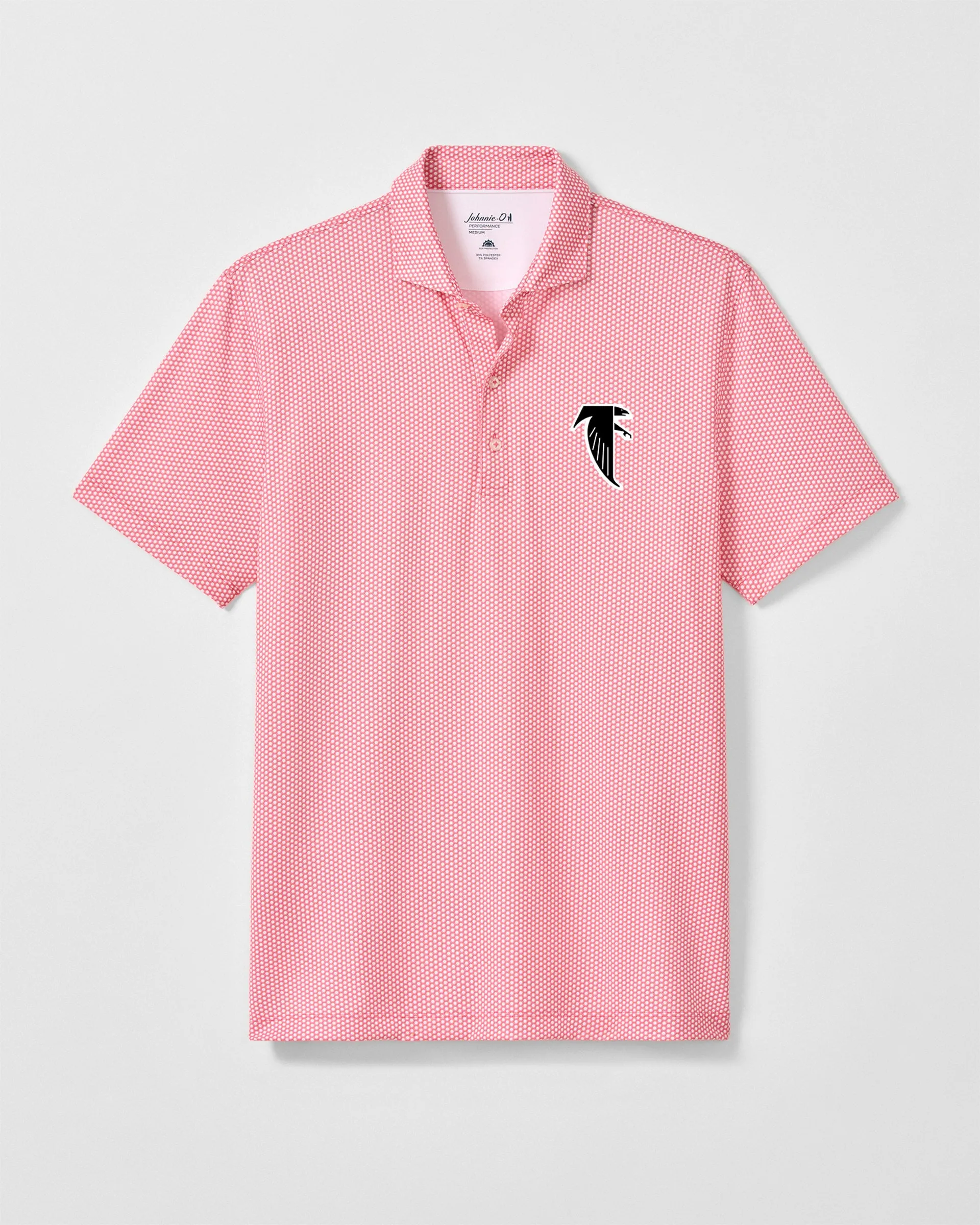 Atlanta Falcons Hex Performance Jersey Polo - Classic Logo sold by Johnnie-O product image thumbnail 2