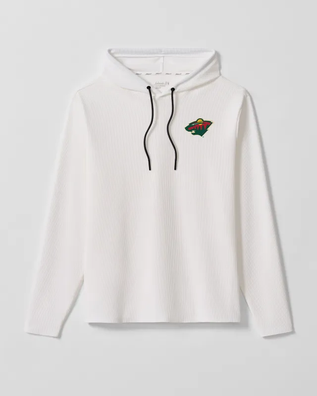 Minnesota Wild Hoppin Pop Performance Hoodie made by Johnnie-O