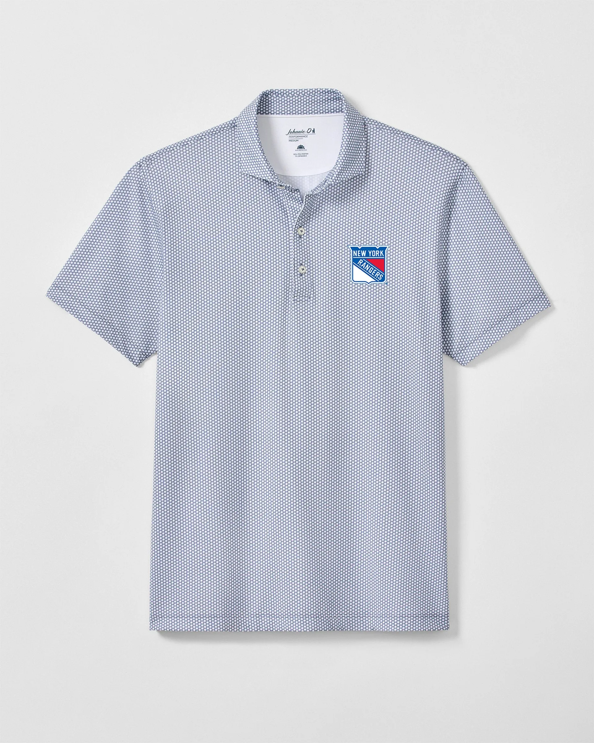 New York Rangers Hex Performance Jersey Polo sold by Johnnie-O product image thumbnail 2