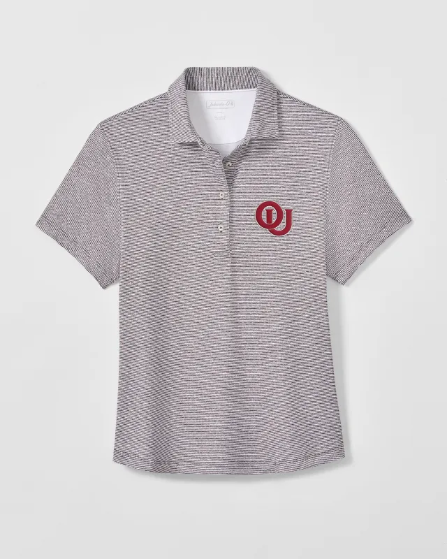 Women's Oklahoma Vault Maxine Featherweight Performance Polo made by Johnnie-O