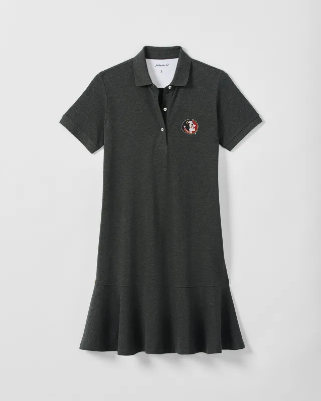 Women's Florida State University Janie Pique Mini Polo Dress - Vault Logo made by Johnnie-O