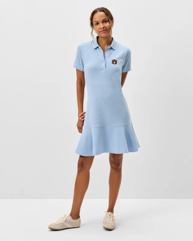 Women's Auburn University Janie Pique Mini Polo Dress - Standard Logo made by Johnnie-O