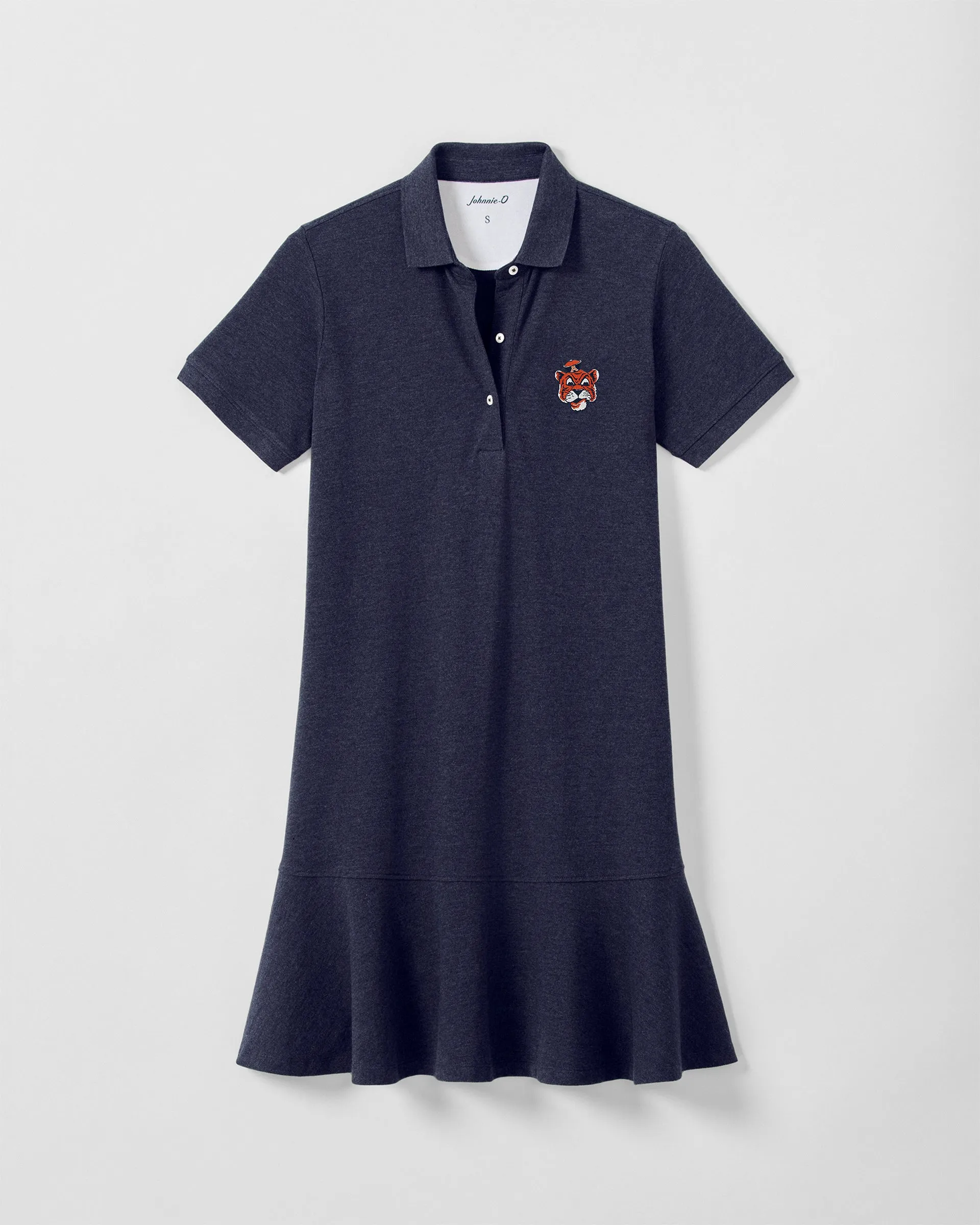 Women's Auburn University Janie Pique Mini Polo Dress - Vault Logo sold by Johnnie-O