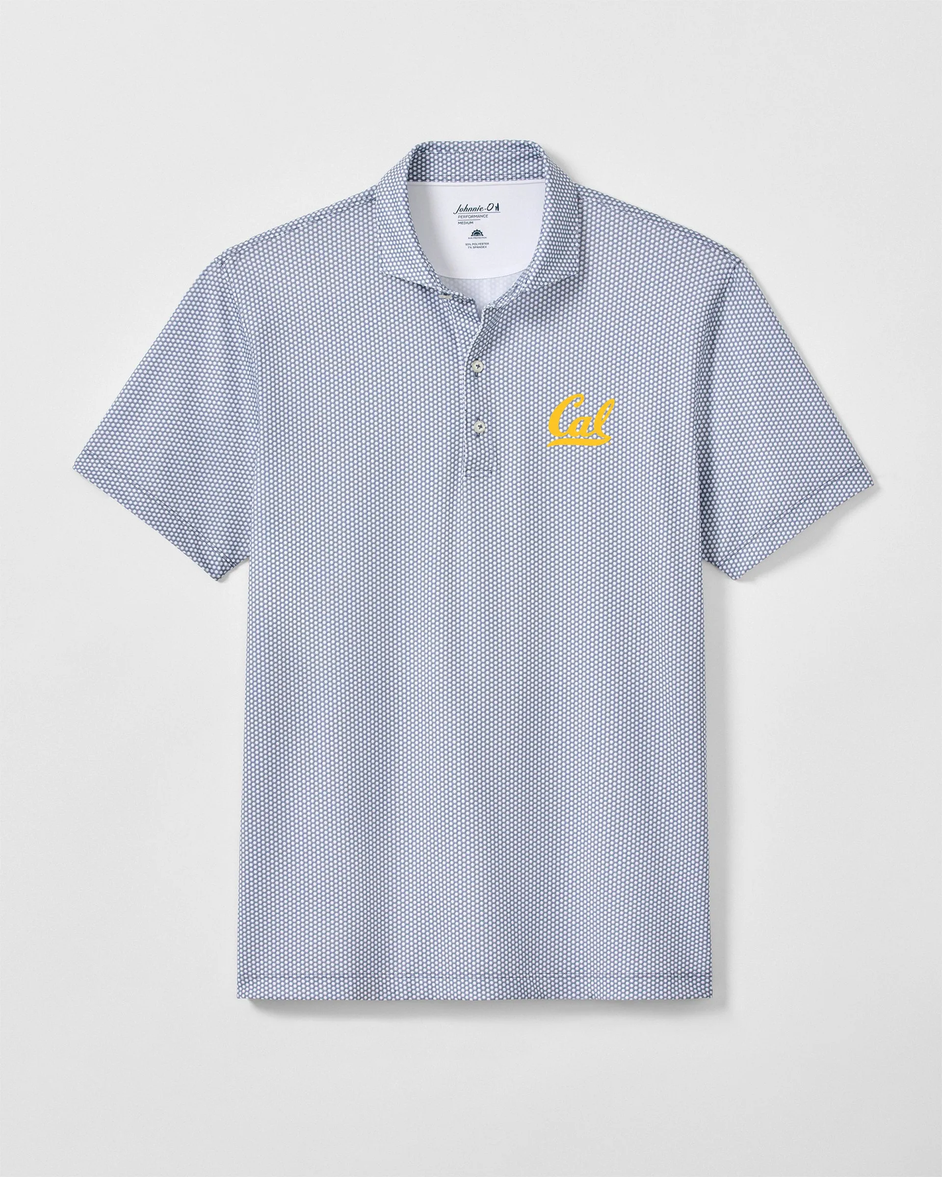 University of California, Berkeley Hex Performance Jersey Polo sold by Johnnie-O