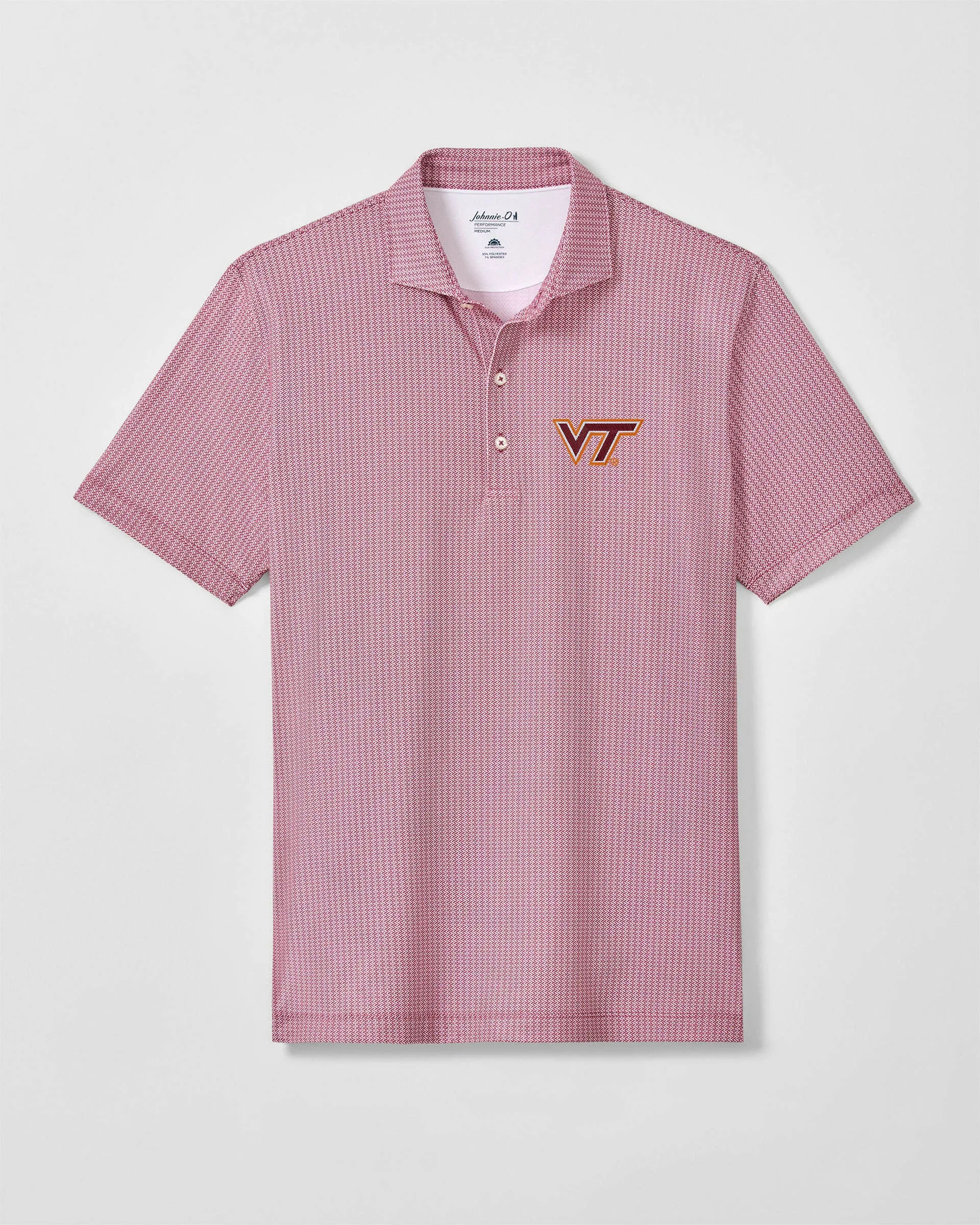 Virginia Tech Crosslink Printed Performance Jersey Polo sold by Johnnie-O product image thumbnail 2