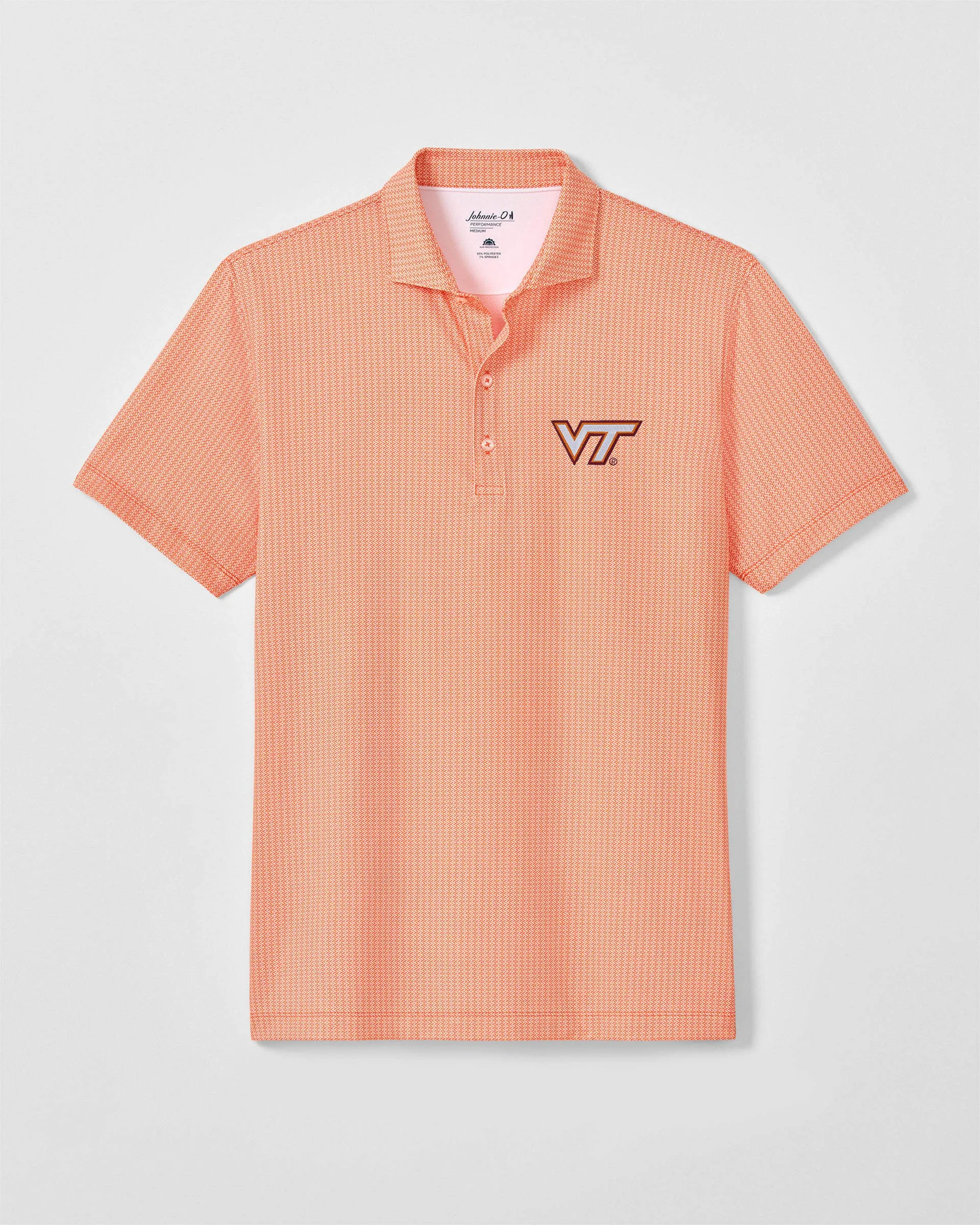 Virginia Tech Crosslink Printed Performance Jersey Polo sold by Johnnie-O product image thumbnail 4
