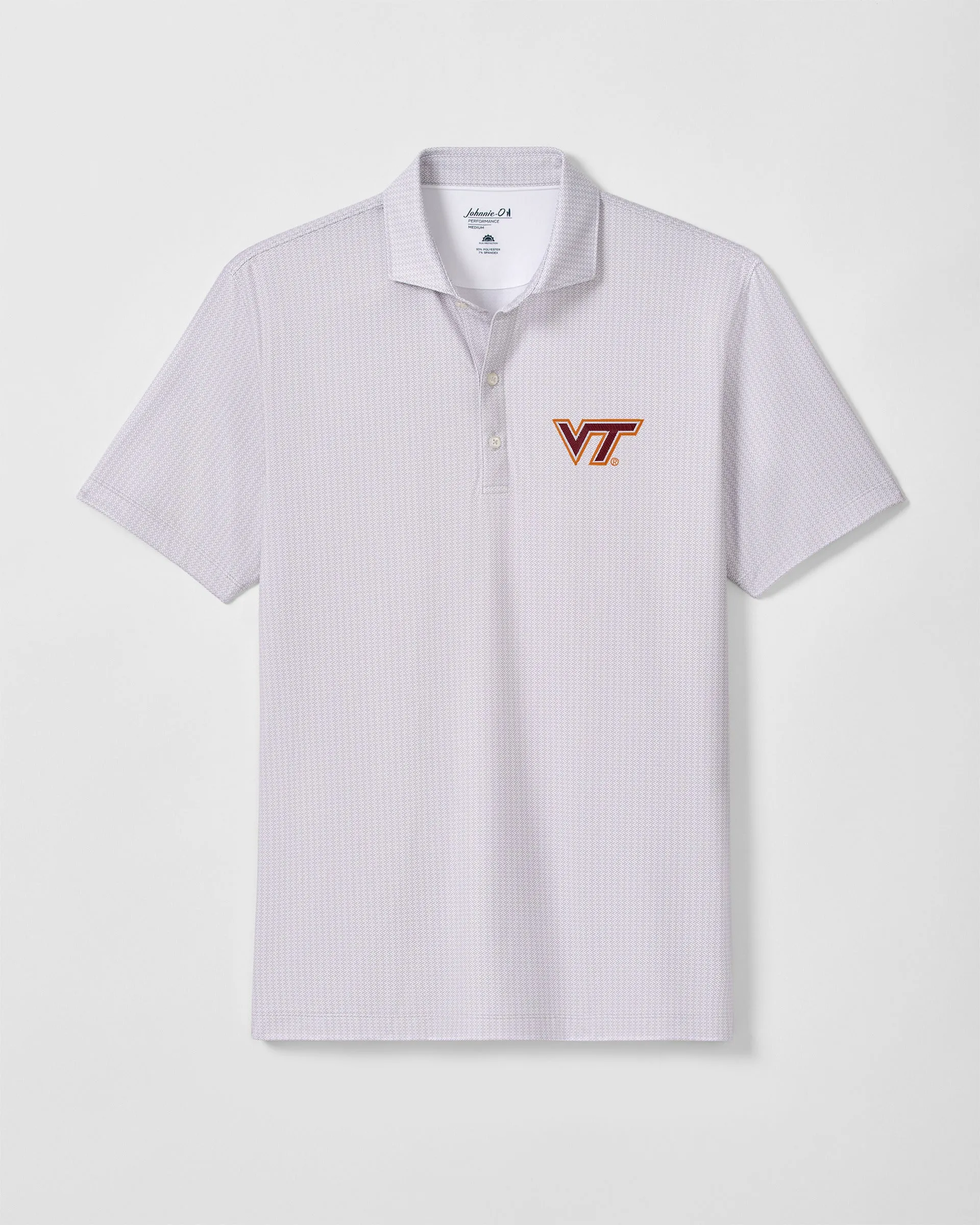Virginia Tech Crosslink Printed Performance Jersey Polo sold by Johnnie-O product image thumbnail 3