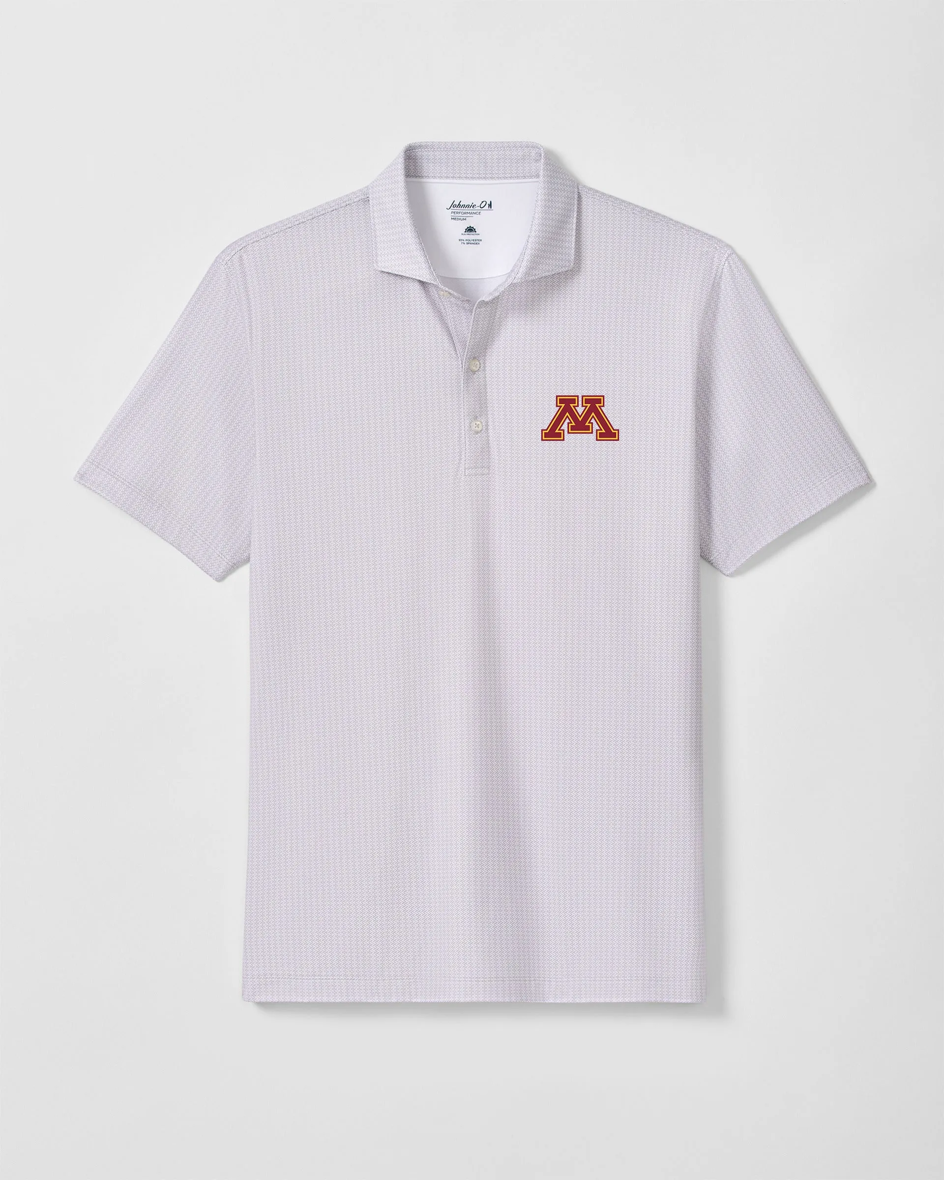 University of Minnesota Crosslink Printed Performance Jersey Polo sold by Johnnie-O product image thumbnail 3