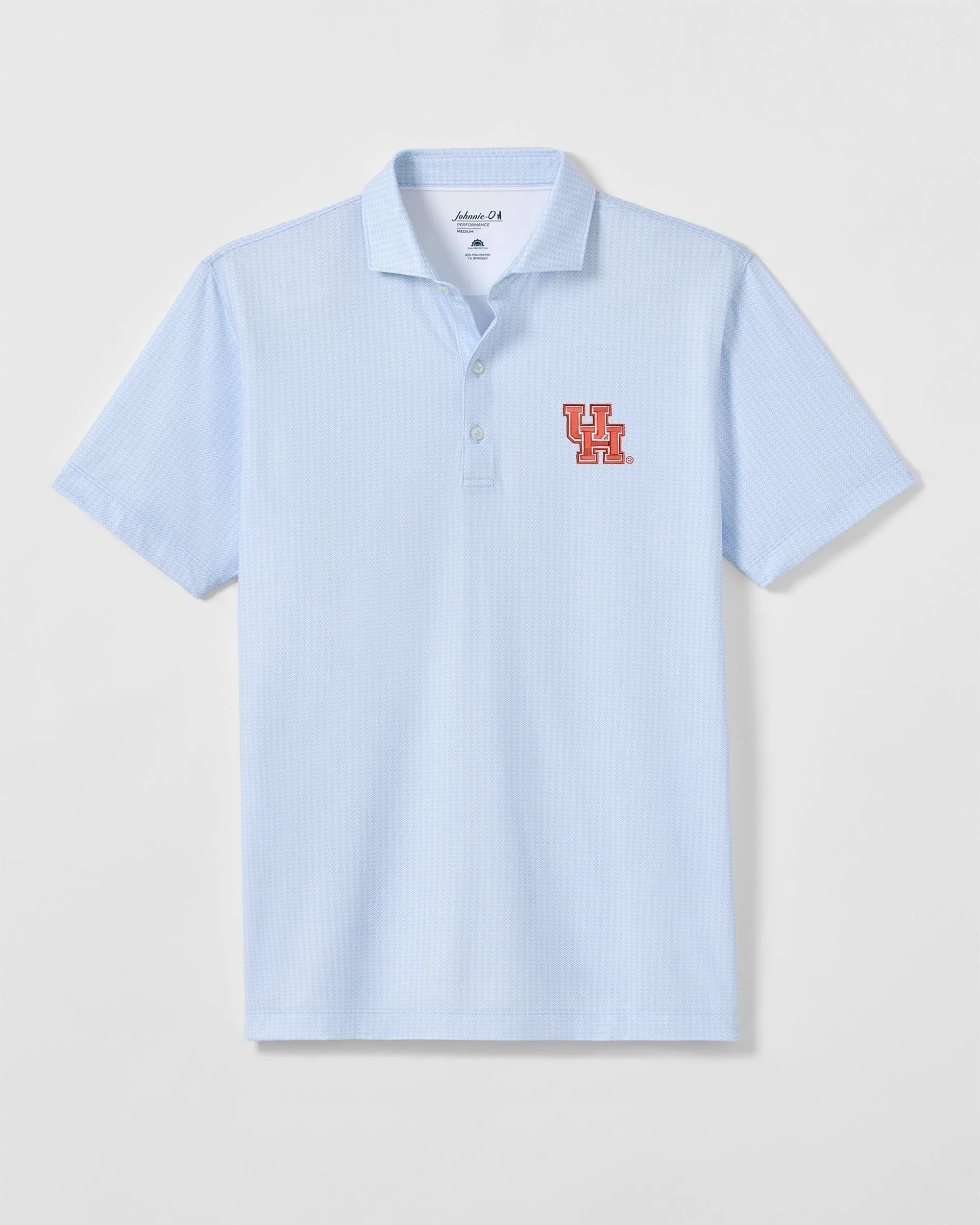 University of Houston Crosslink Printed Performance Jersey Polo sold by Johnnie-O product image thumbnail 4