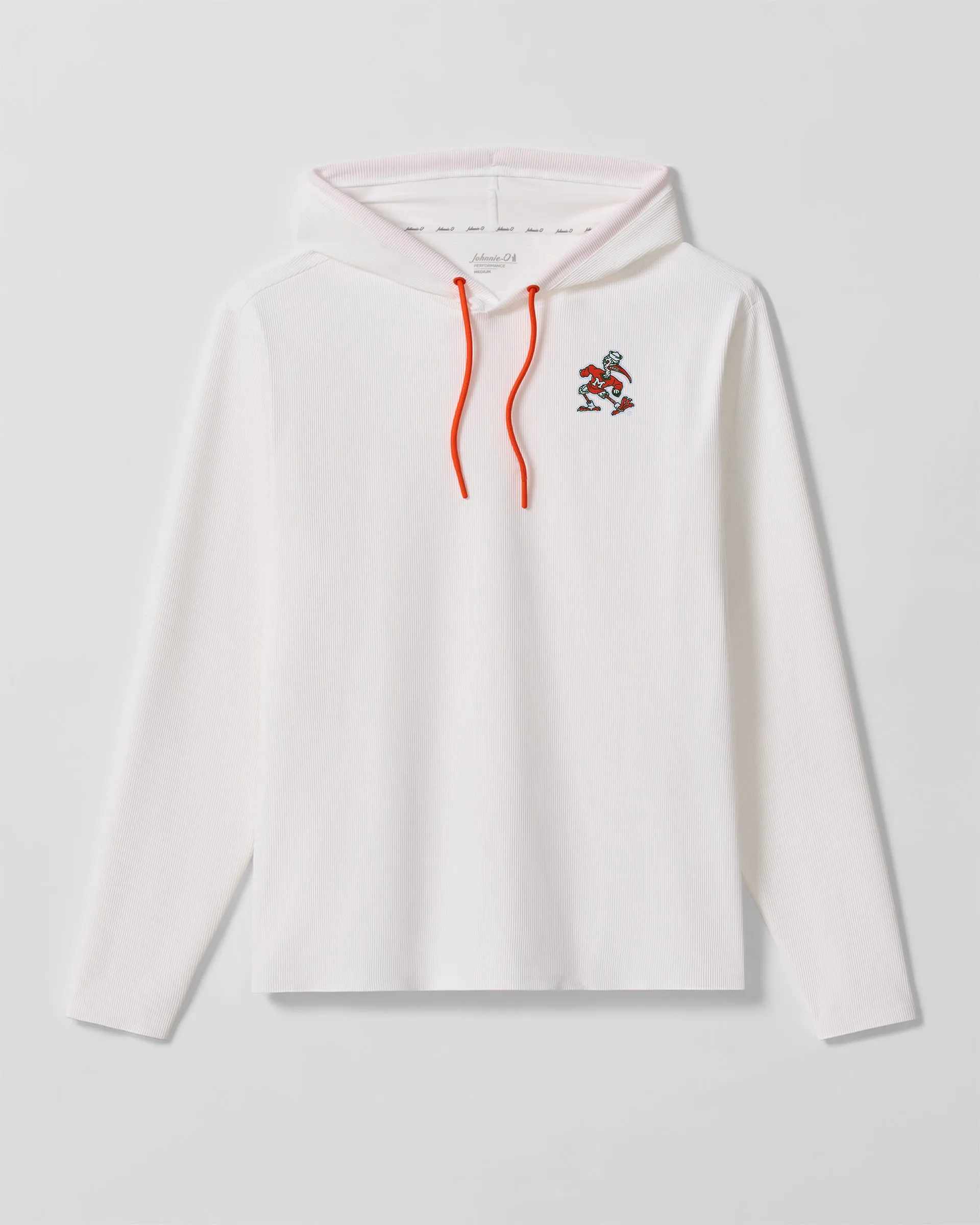 University of Miami Hoppin Pop Performance Hoodie - Vintage Logo sold by Johnnie-O product image thumbnail 2