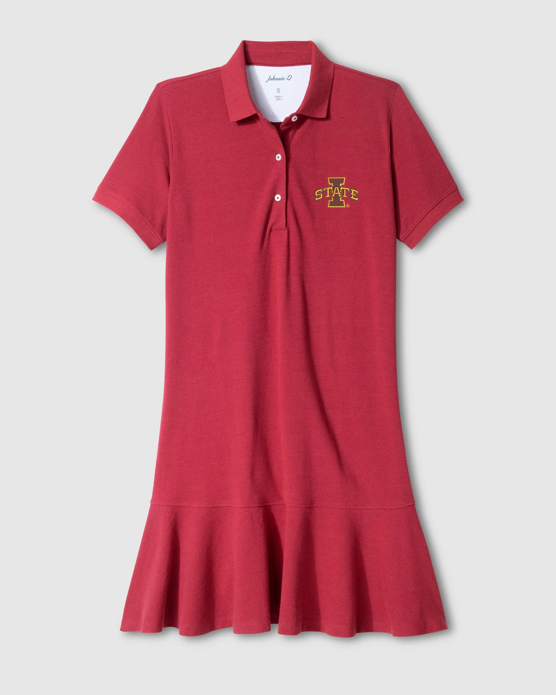 Women's Iowa State Janie Pique Mini Polo Dress sold by Johnnie-O