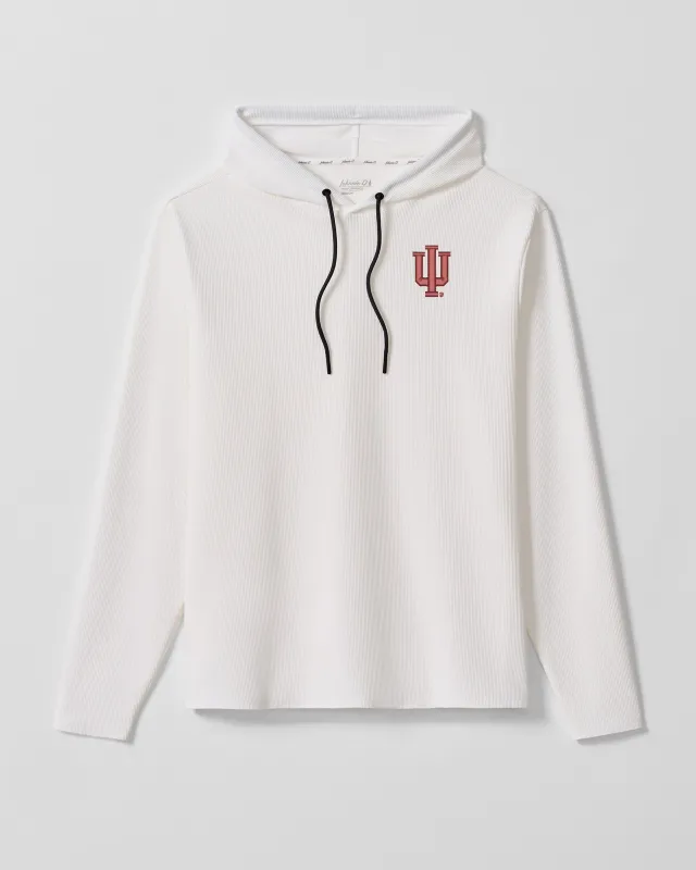 Indiana University Hoppin Pop Performance Hoodie made by Johnnie-O