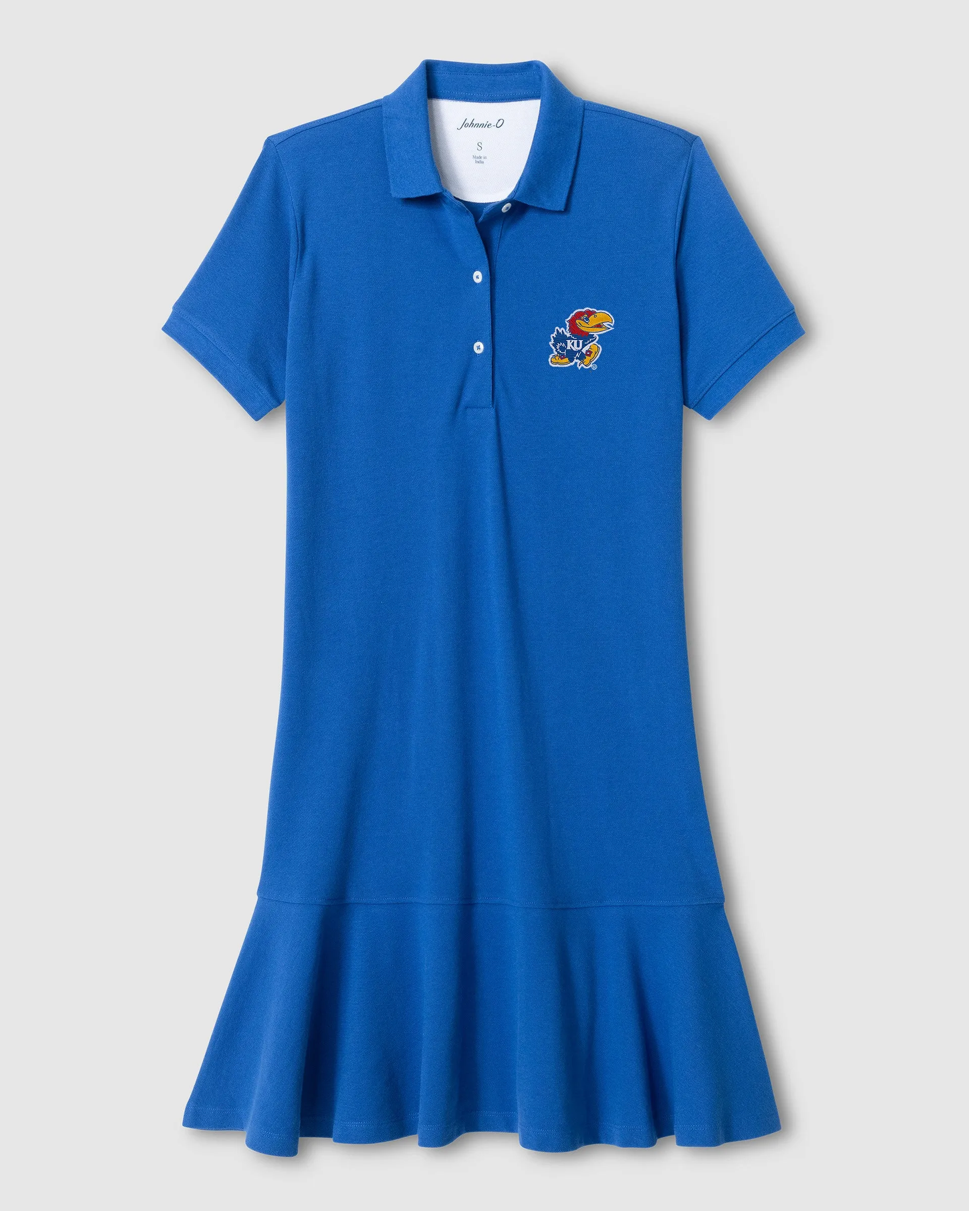 Women's University of Kansas Janie Pique Mini Polo Dress sold by Johnnie-O product image thumbnail 5