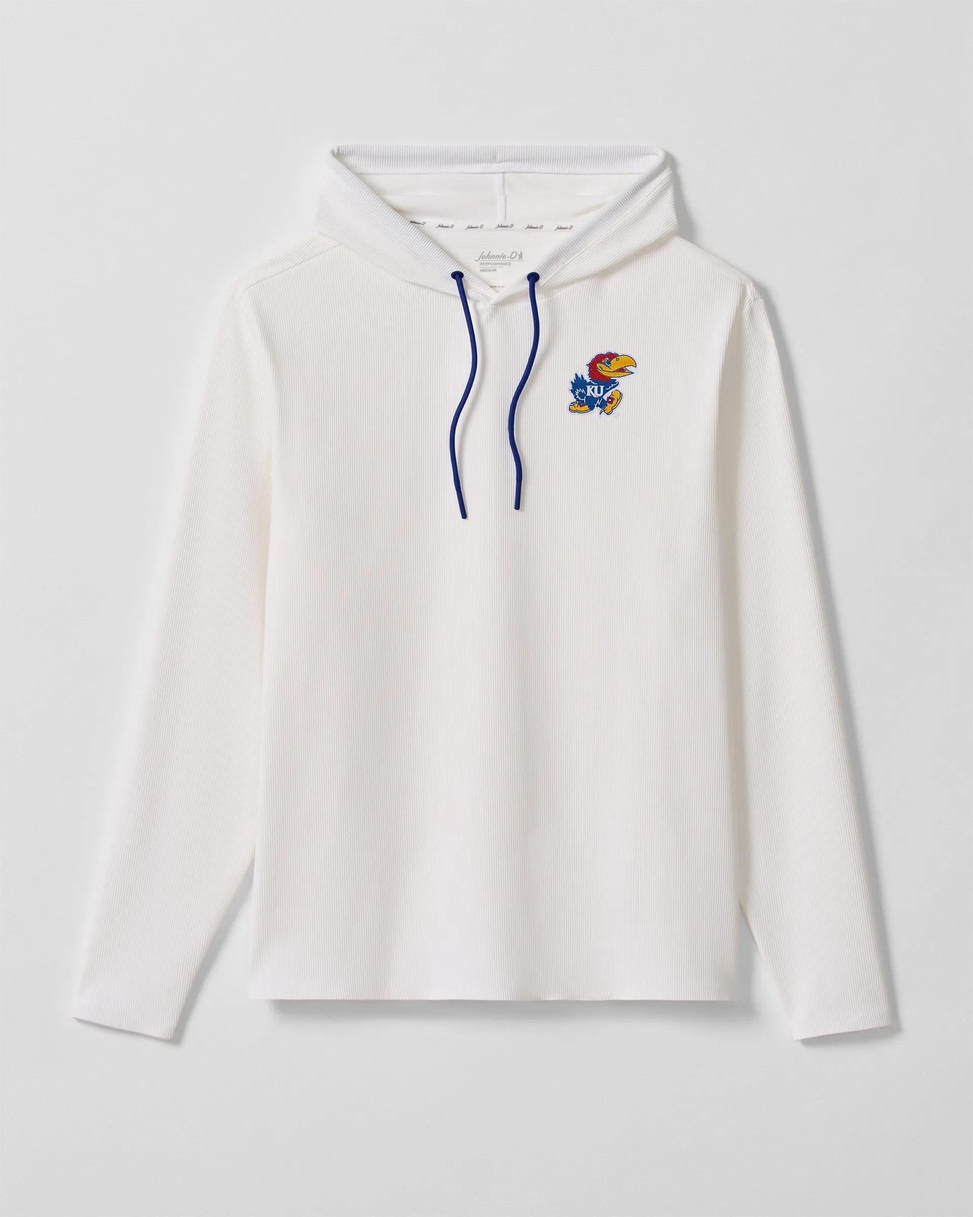 University of Kansas Hoppin Pop Performance Hoodie sold by Johnnie-O product image thumbnail 5
