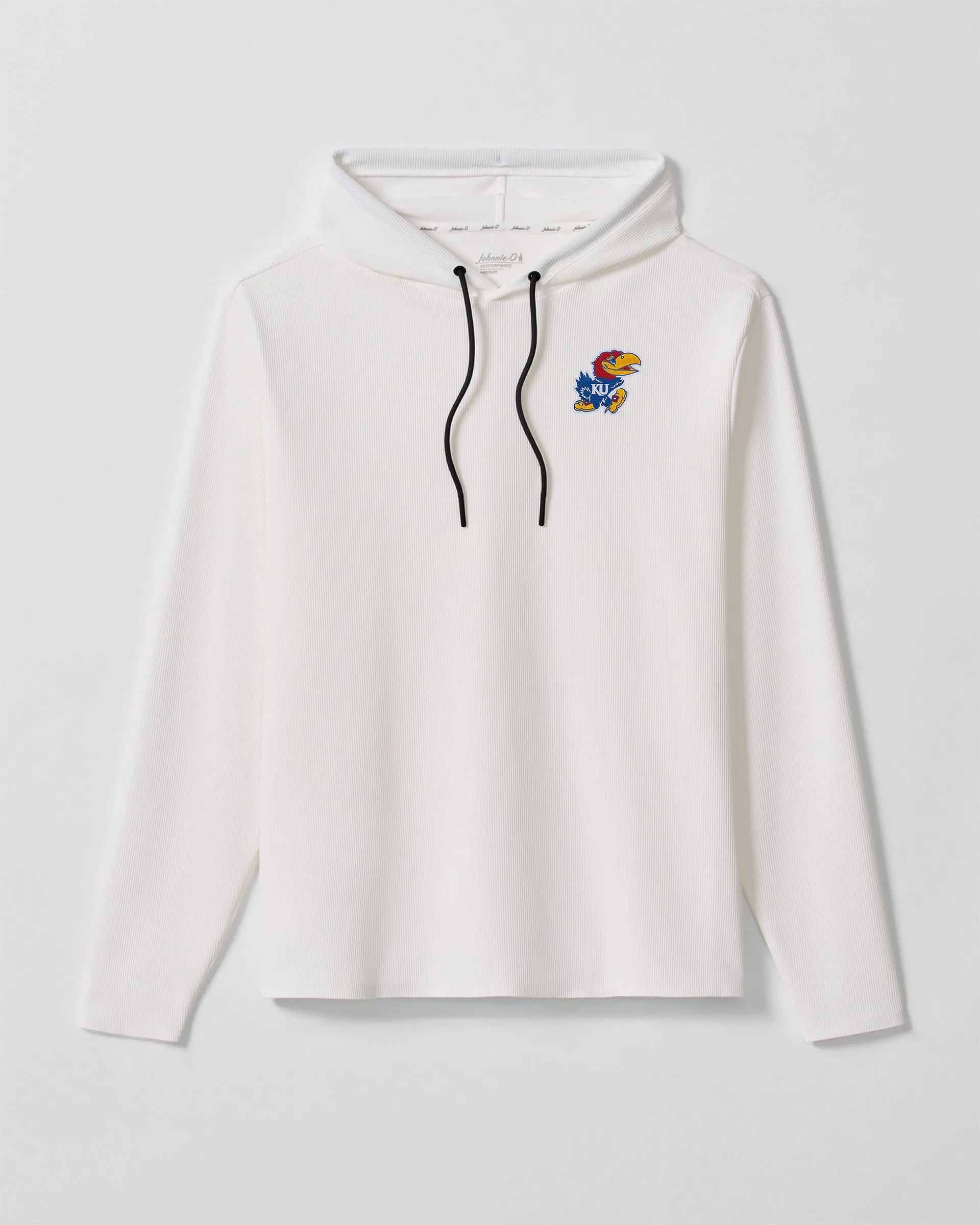 University of Kansas Hoppin Pop Performance Hoodie sold by Johnnie-O