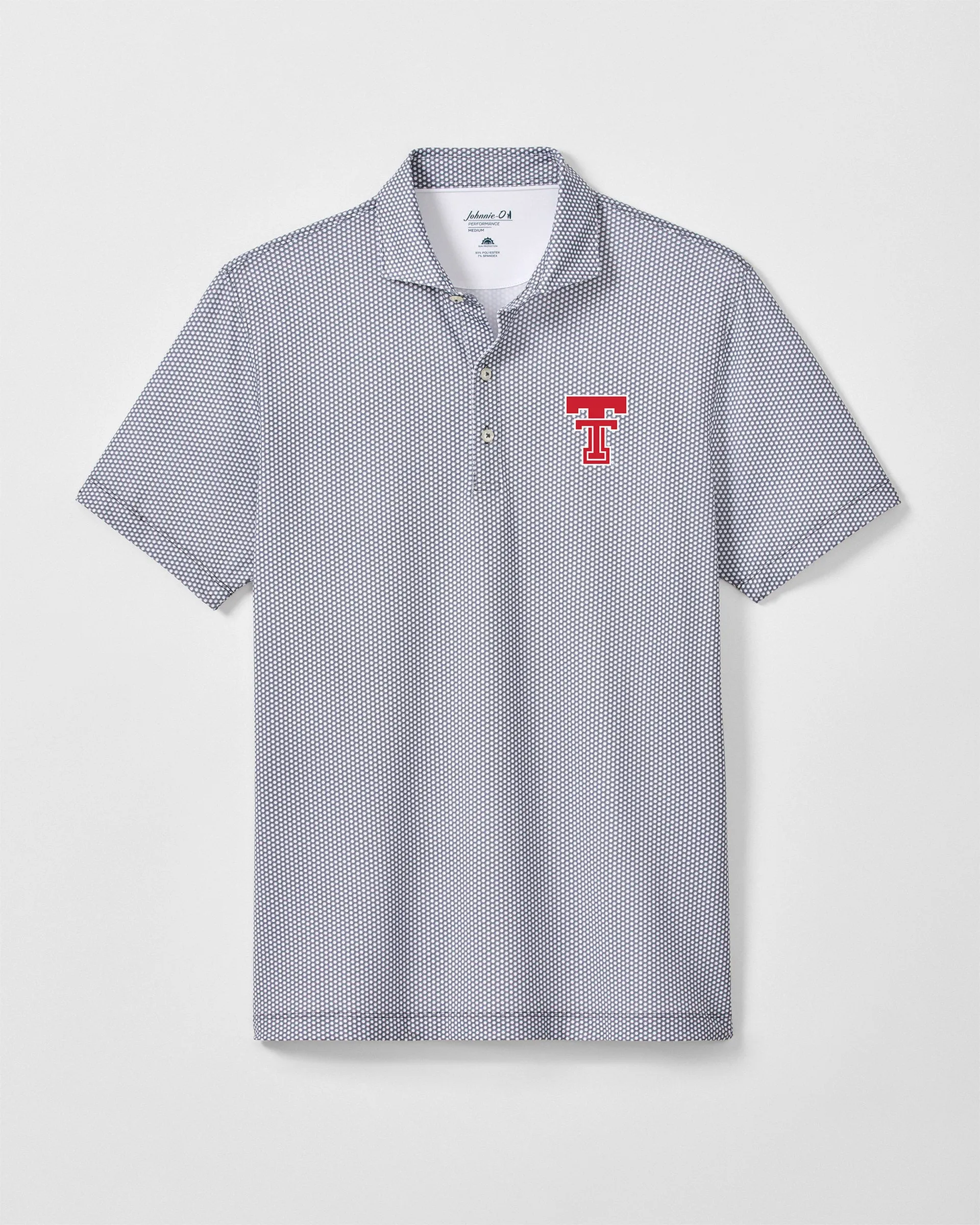 Texas Tech University Hex Performance Jersey Polo sold by Johnnie-O
