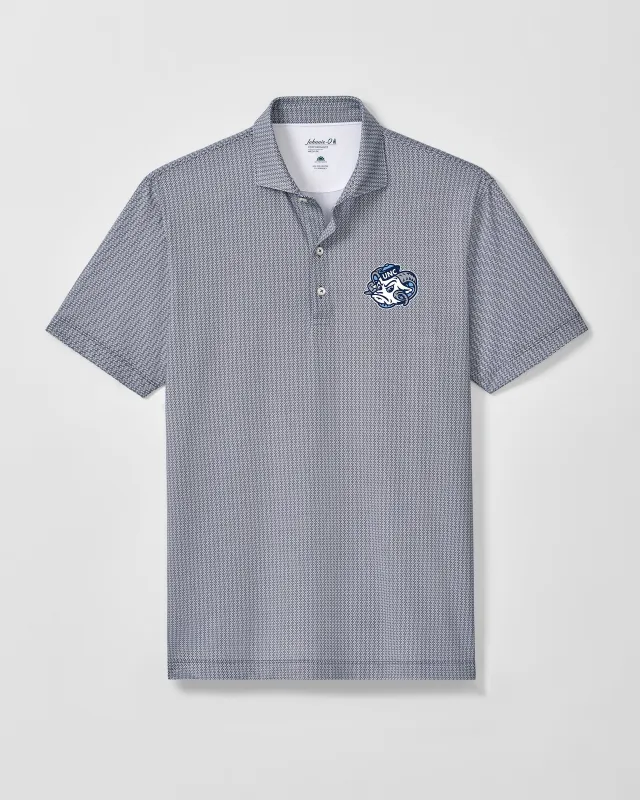 University of North Carolina Crosslink Printed Performance Jersey - Ram Head Logo made by Johnnie-O