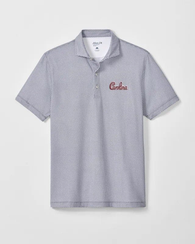 South Carolina Hex Performance Jersey Polo - Script Logo made by Johnnie-O